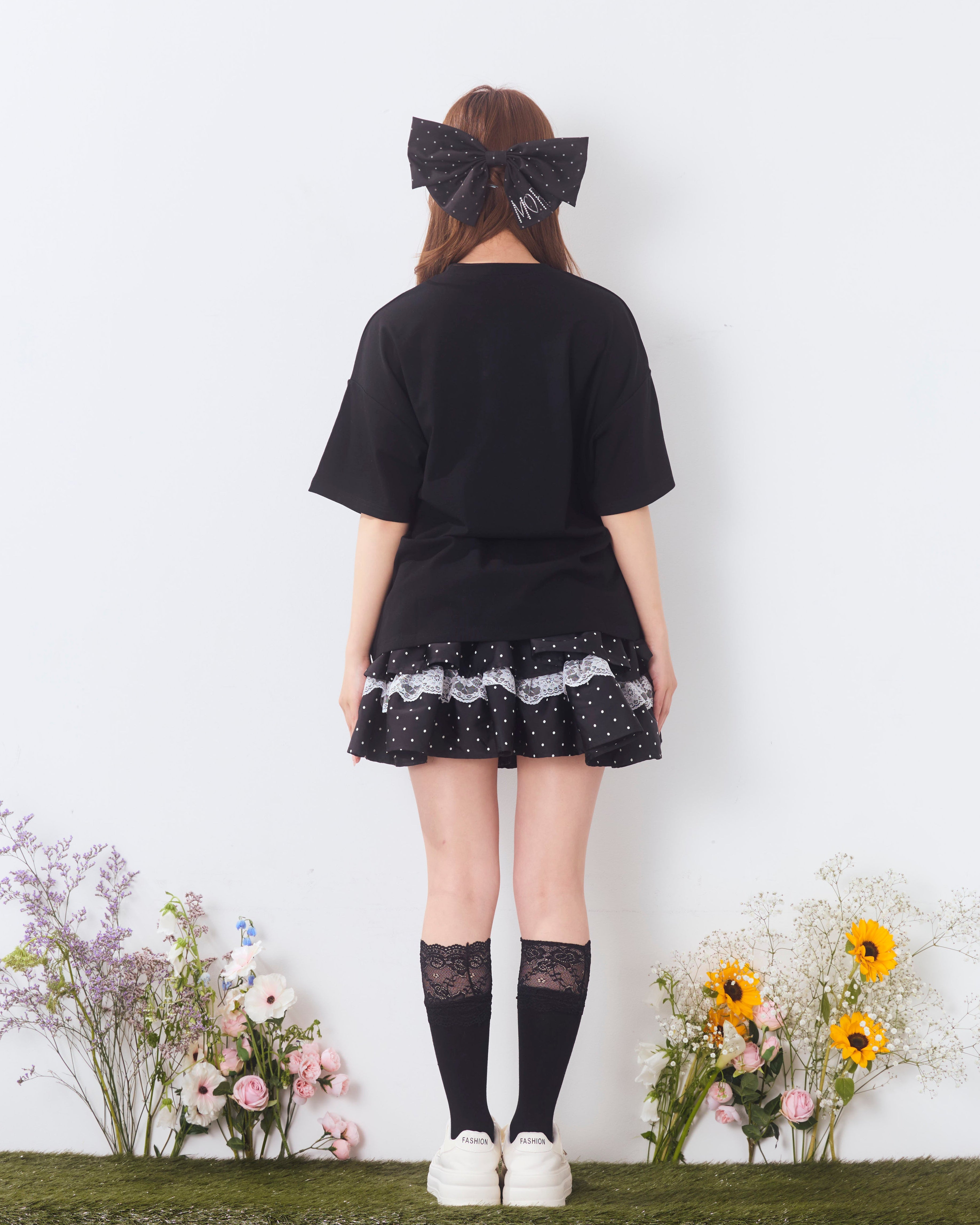 bijou logo ribbon tshirt