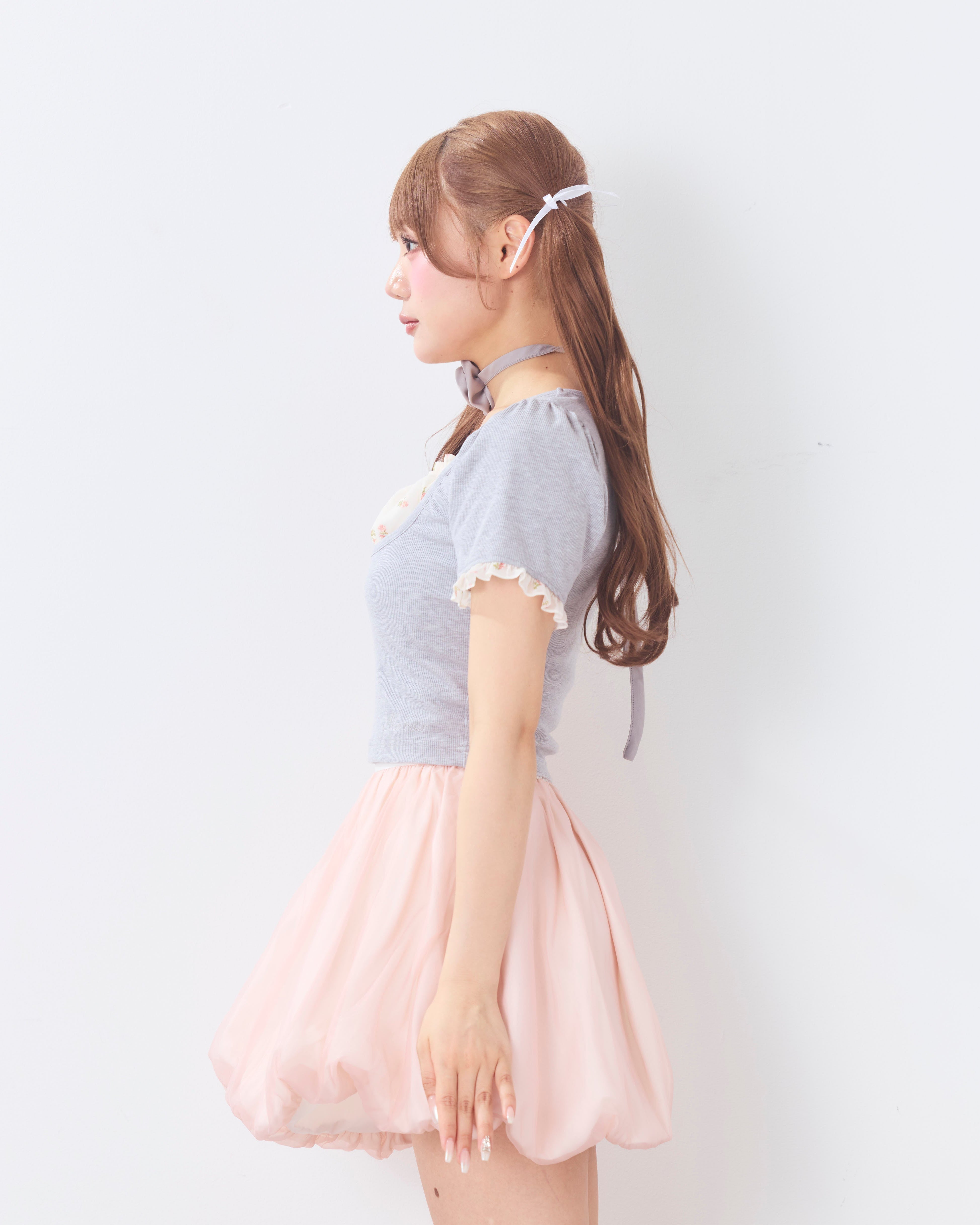 rosette choker tops