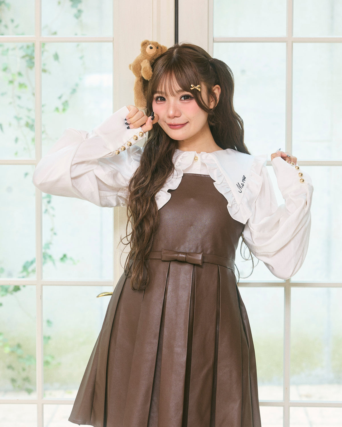 vintage frill blouse