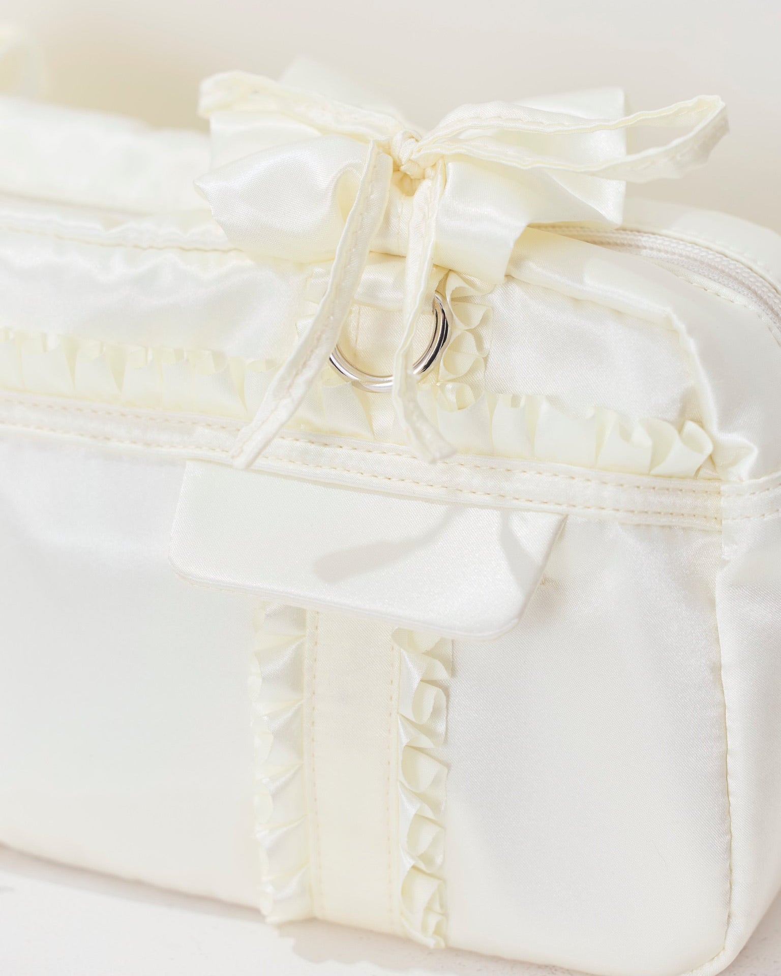 satin boston bag