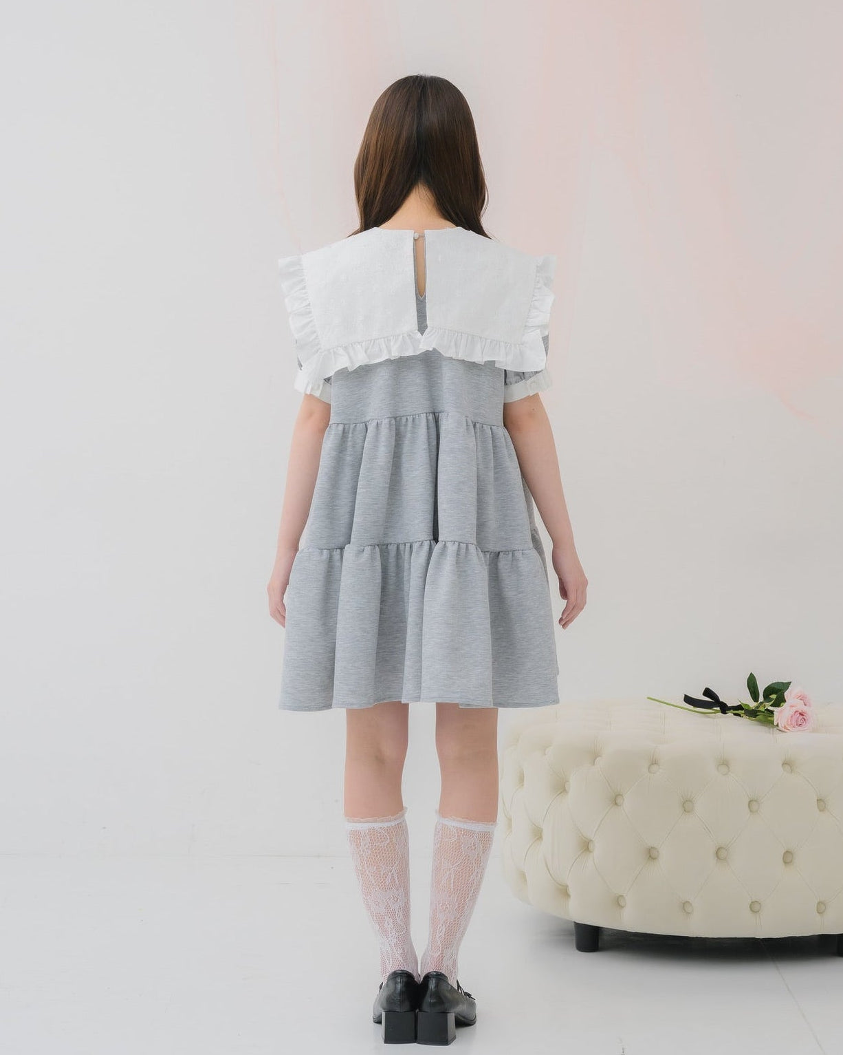 tierd sweat mini onepiece