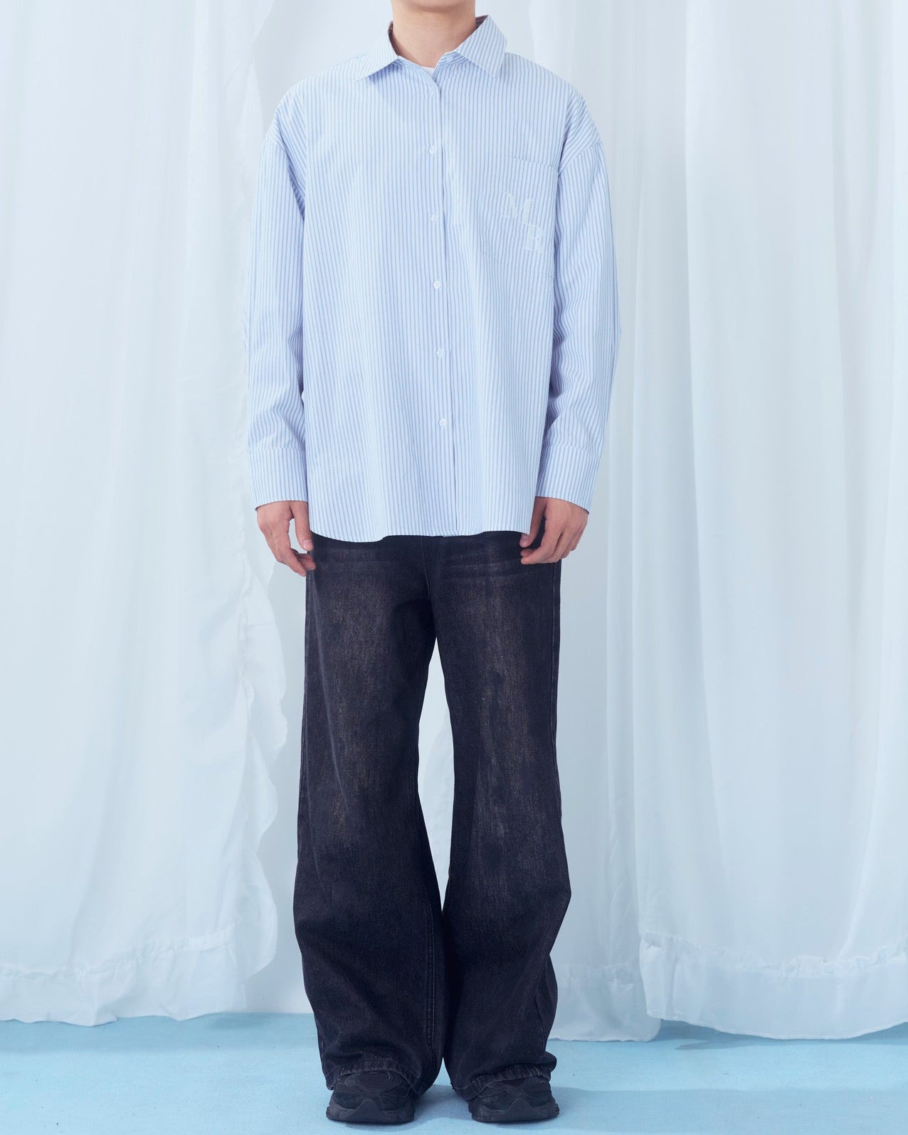 stripe over shirt