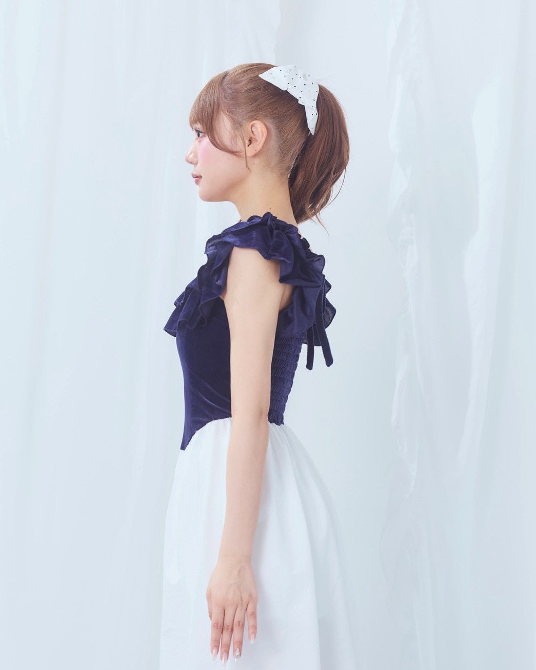 summer velour long onepiece