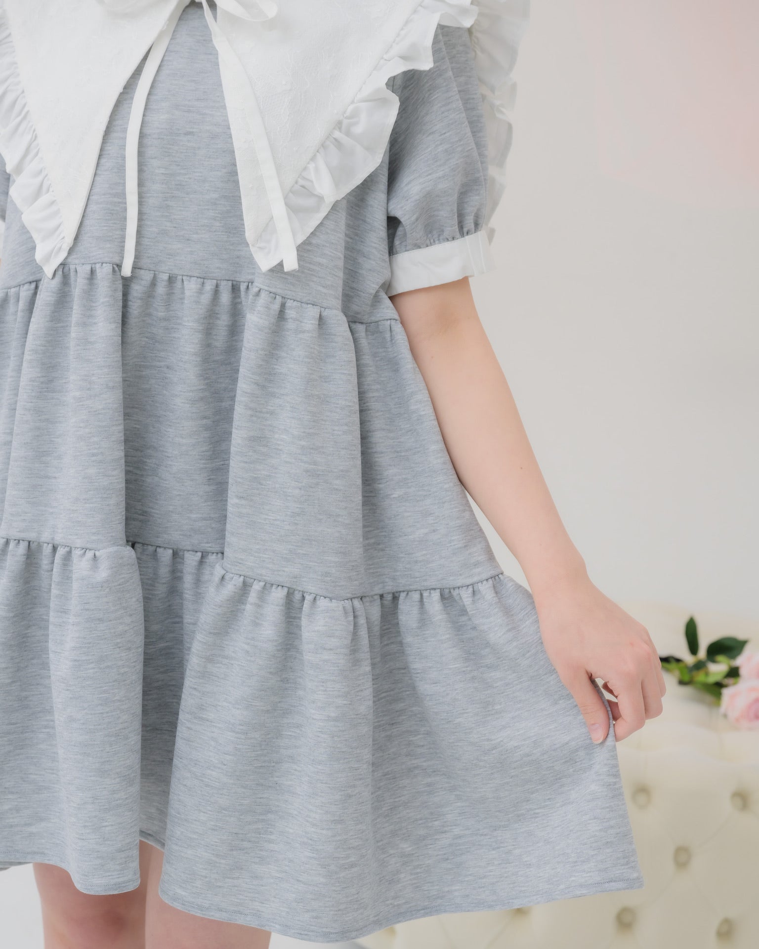 tierd sweat mini onepiece