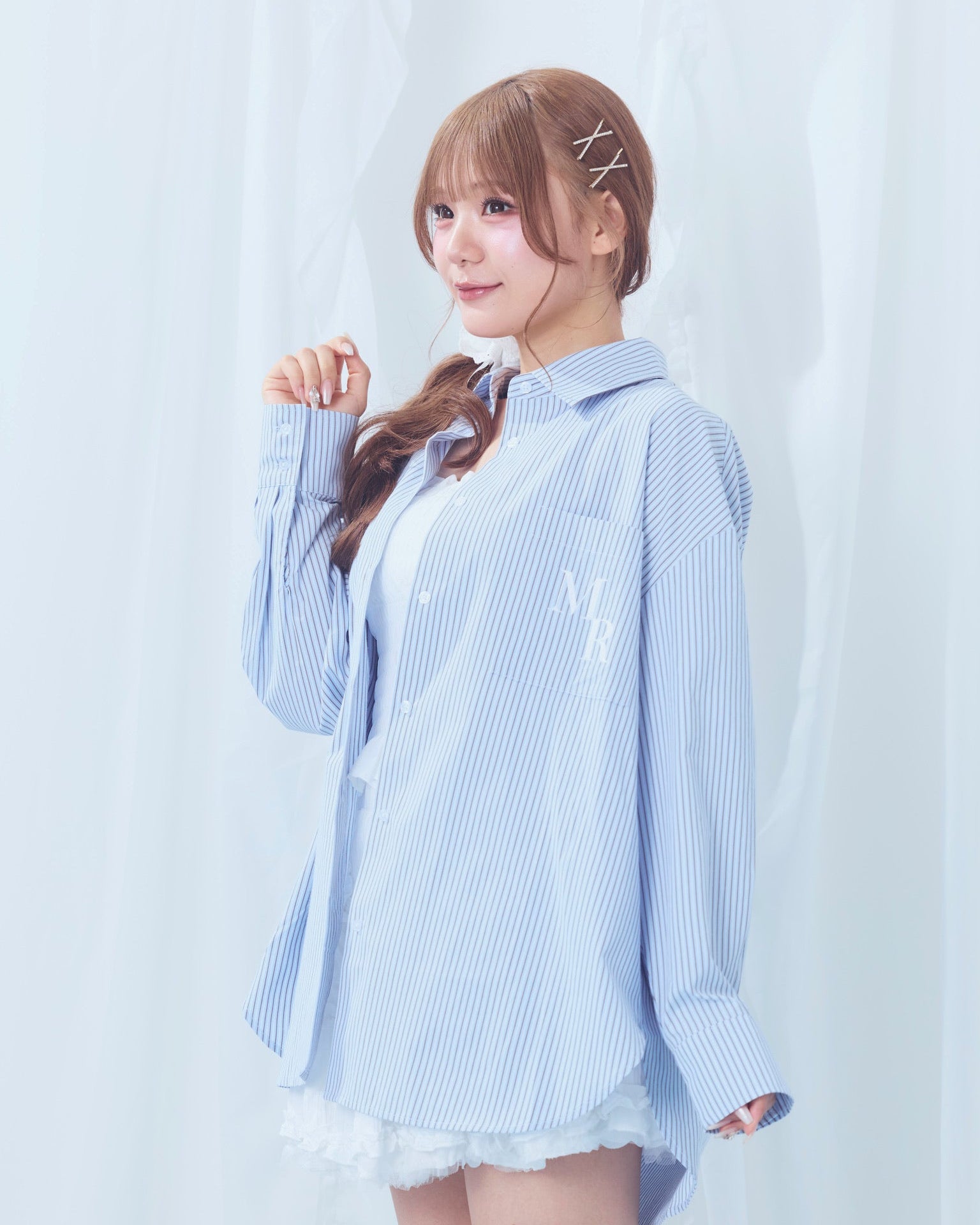 stripe over shirt