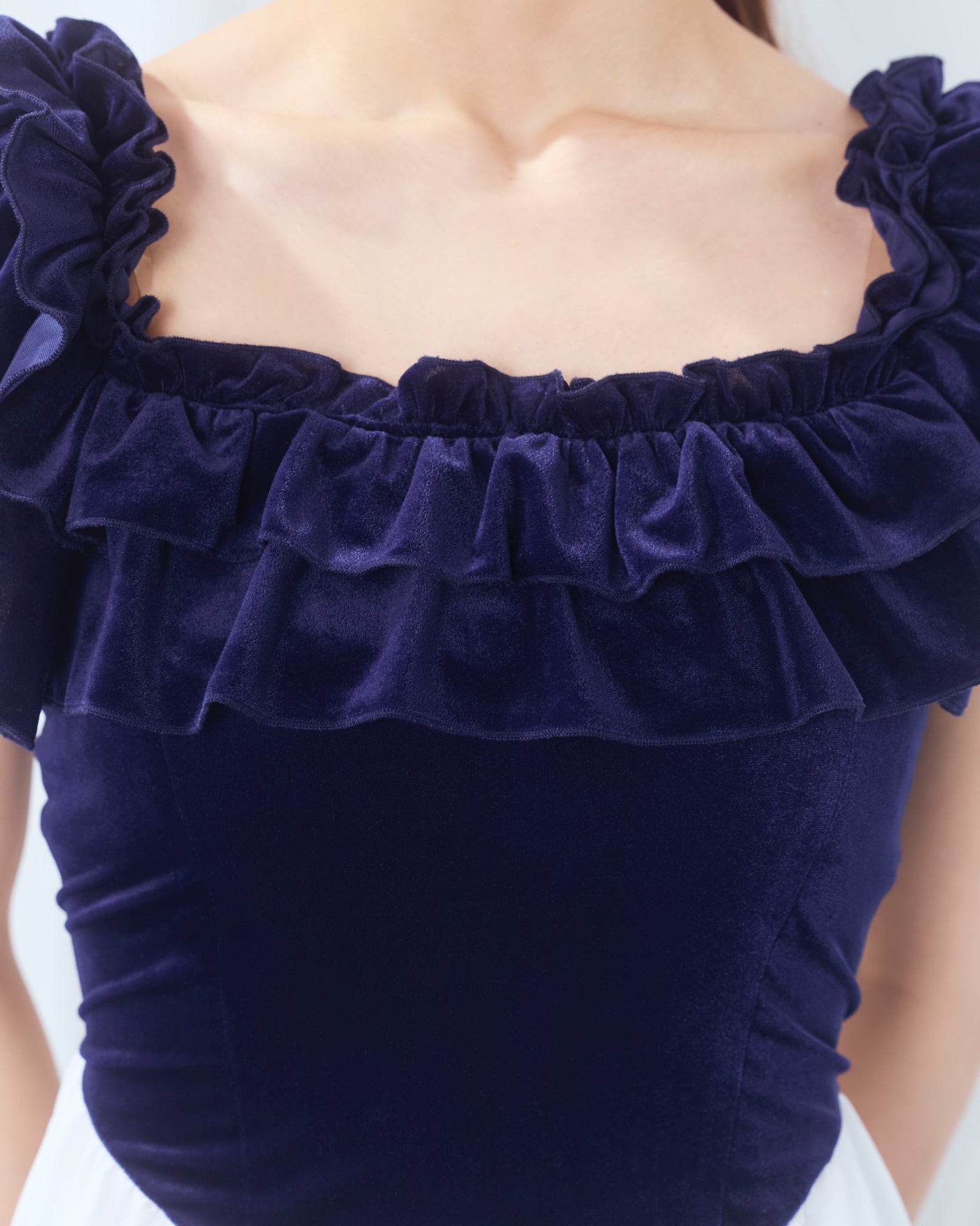 summer velour long onepiece
