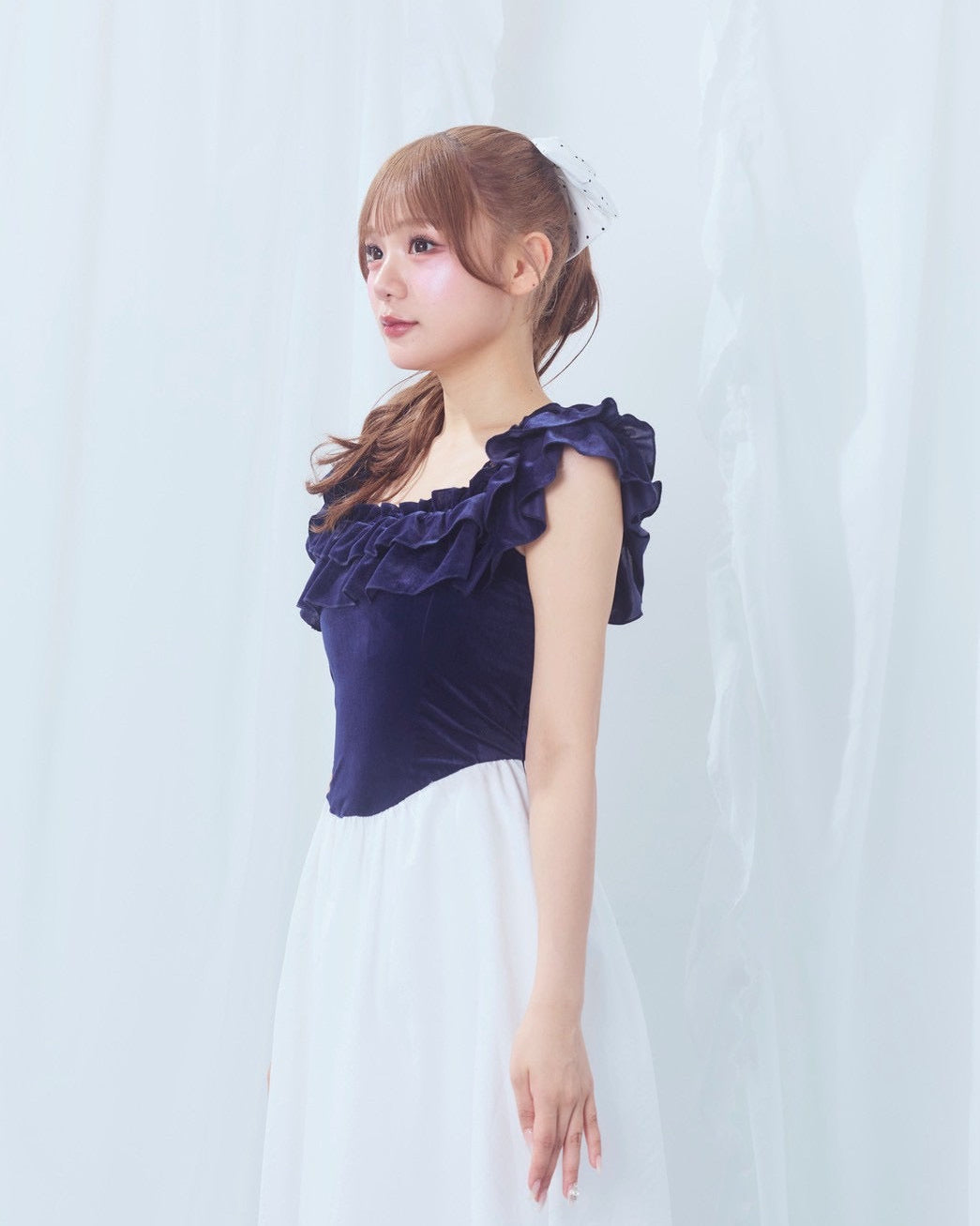 summer velour long onepiece