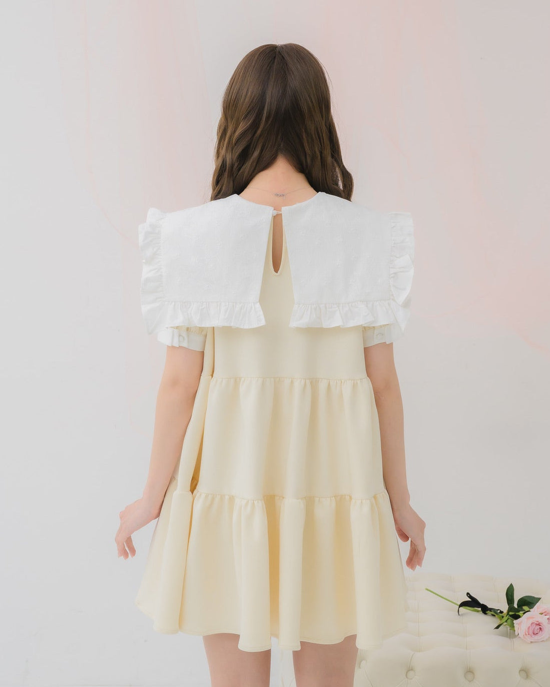 tierd sweat mini onepiece