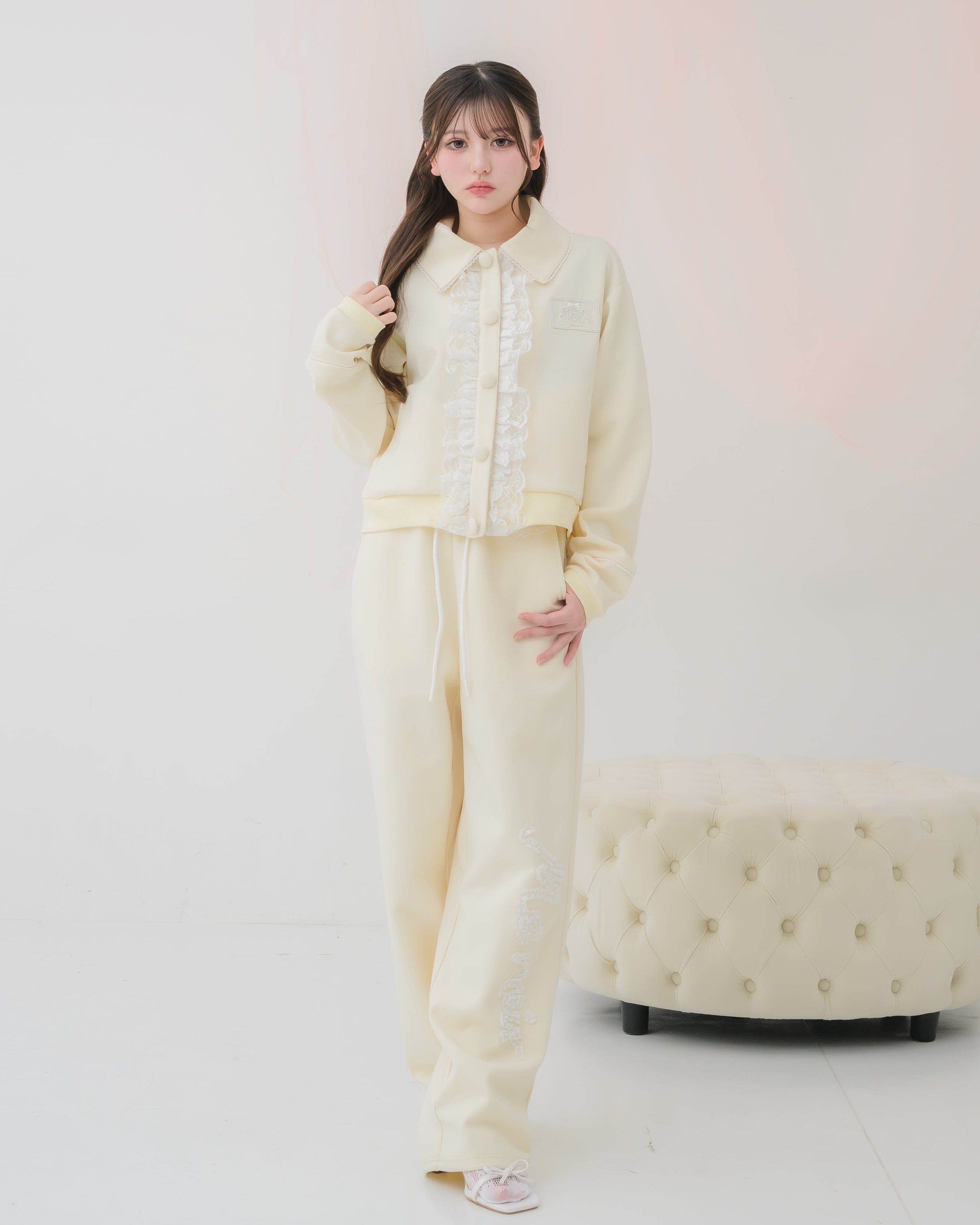 girly french lace pants