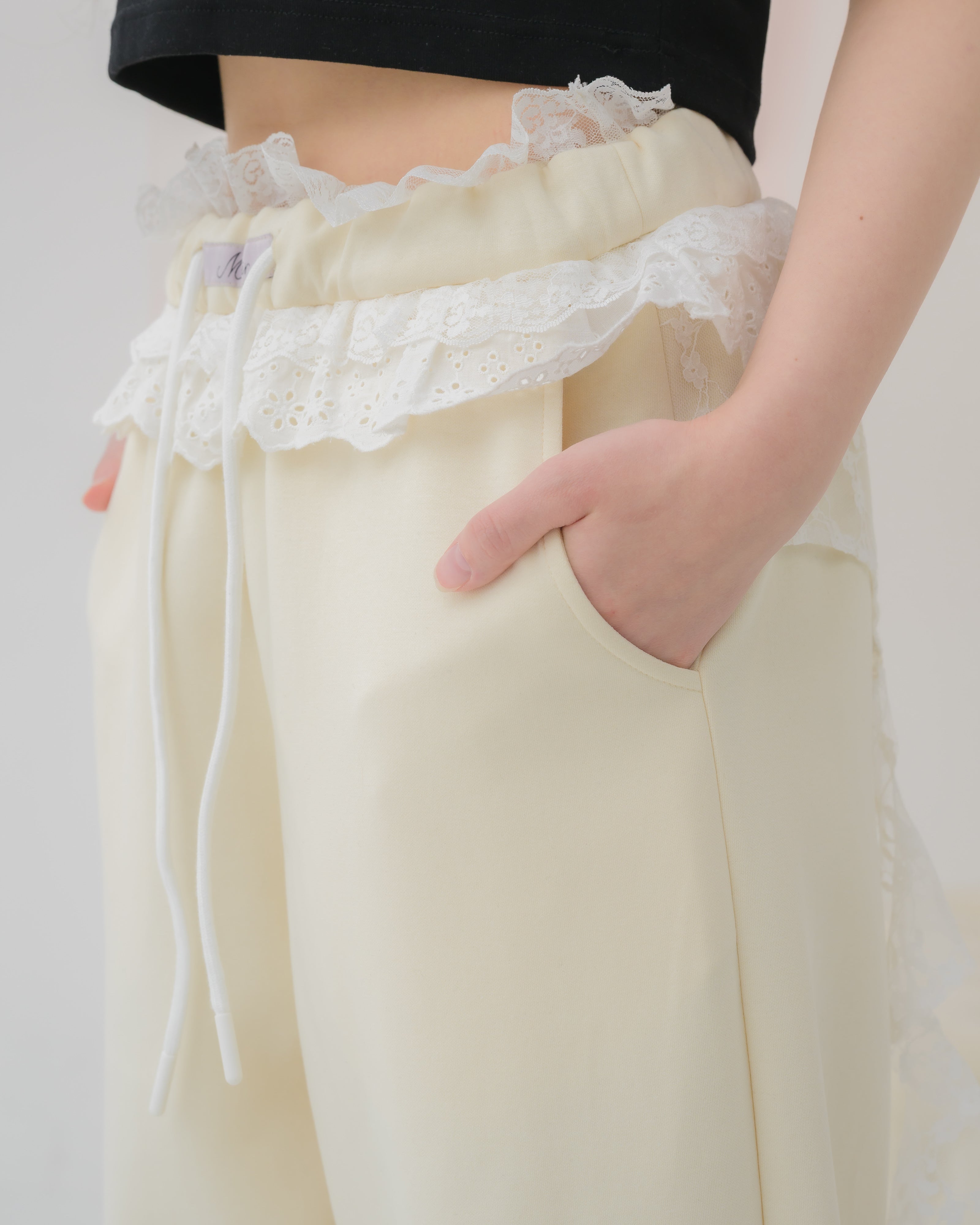 girly french lace pants