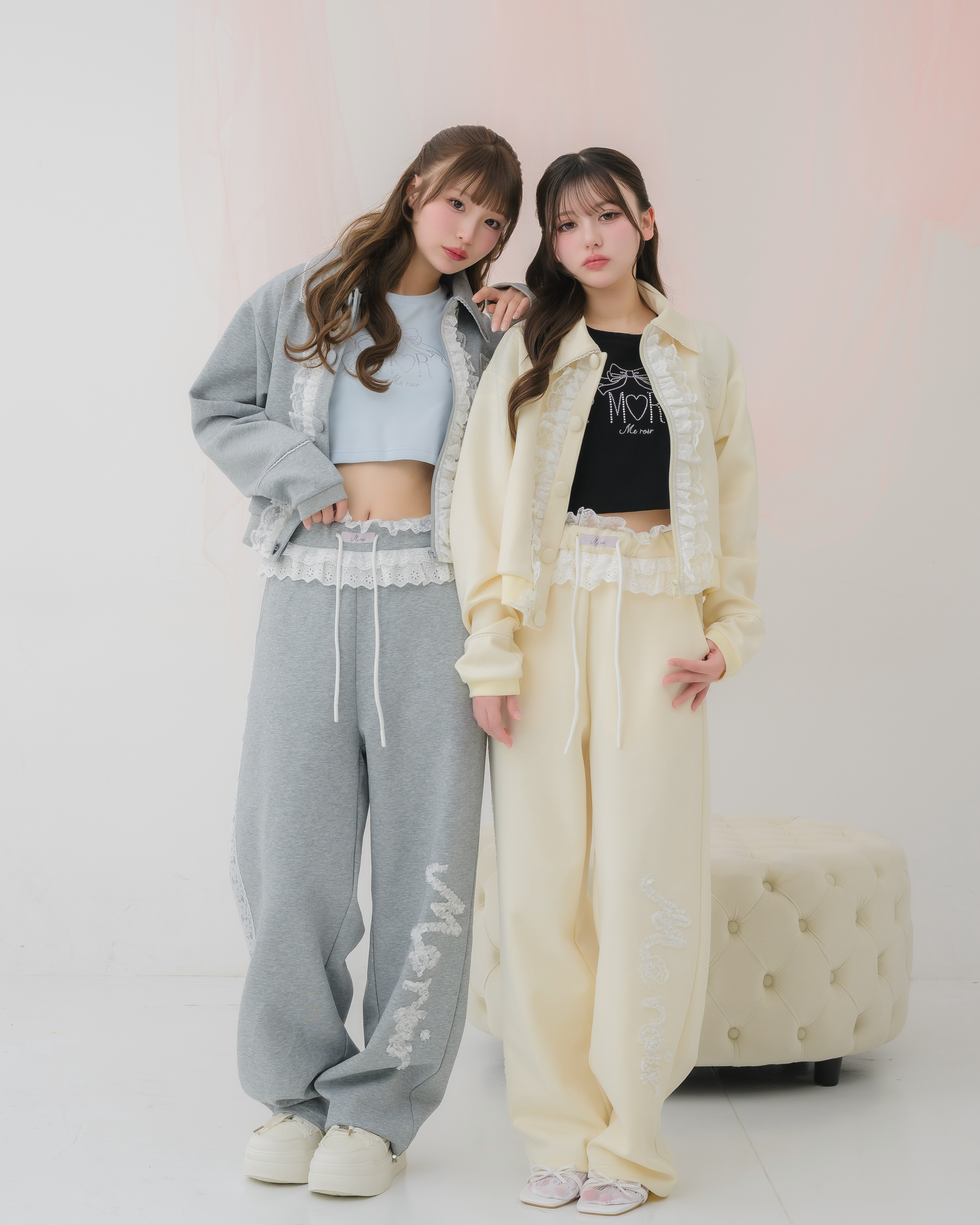 girly french lace pants