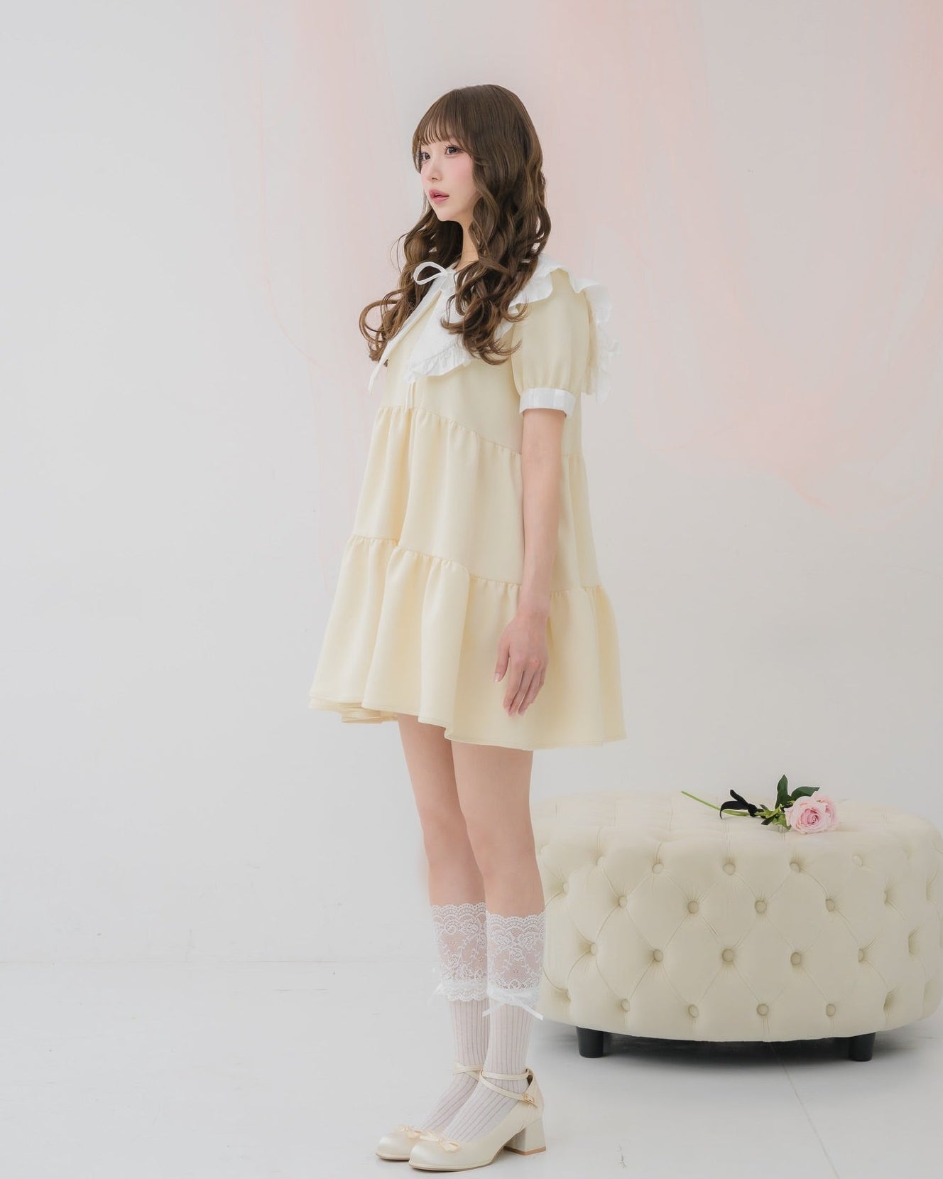 tierd sweat mini onepiece