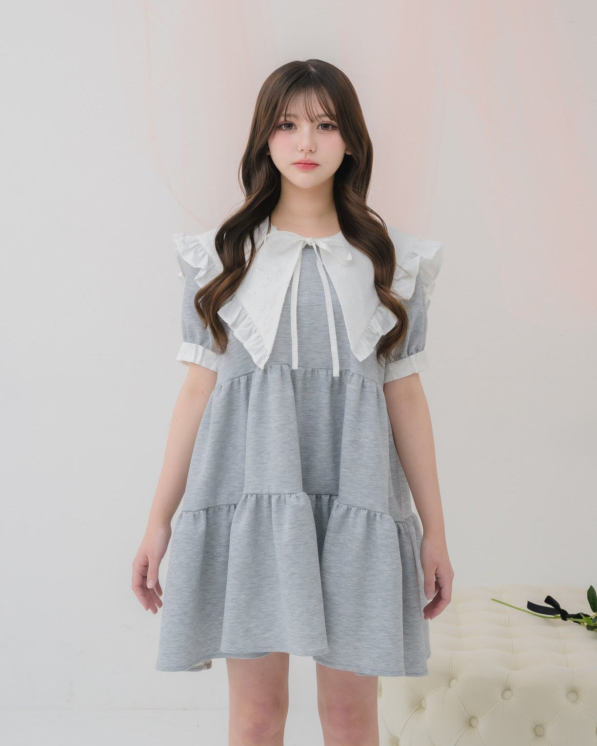 tierd sweat mini onepiece