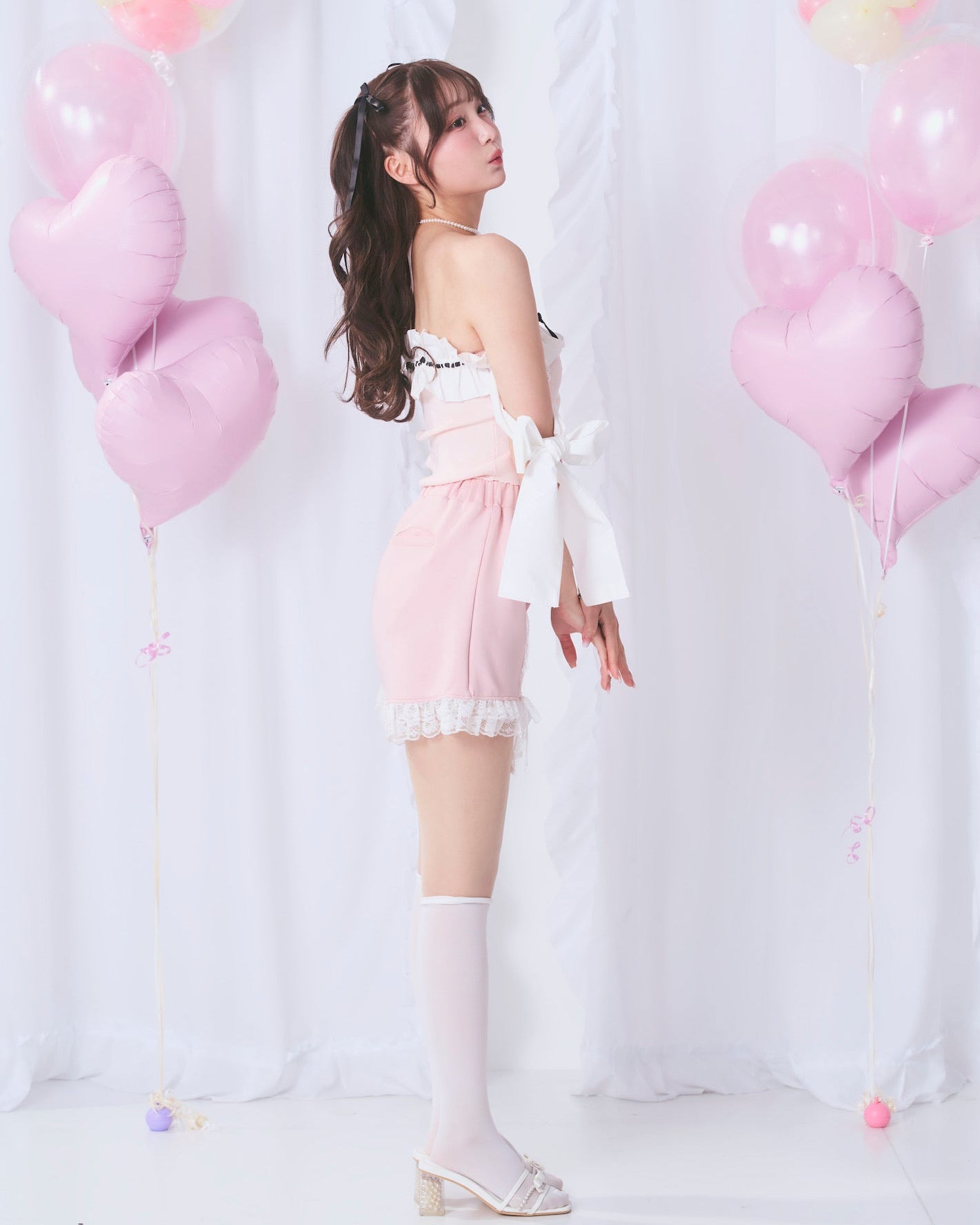 ribbon cut pants