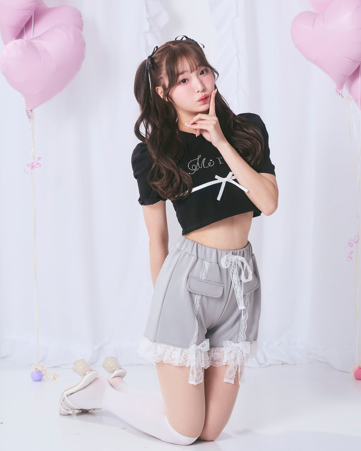 ribbon cut pants