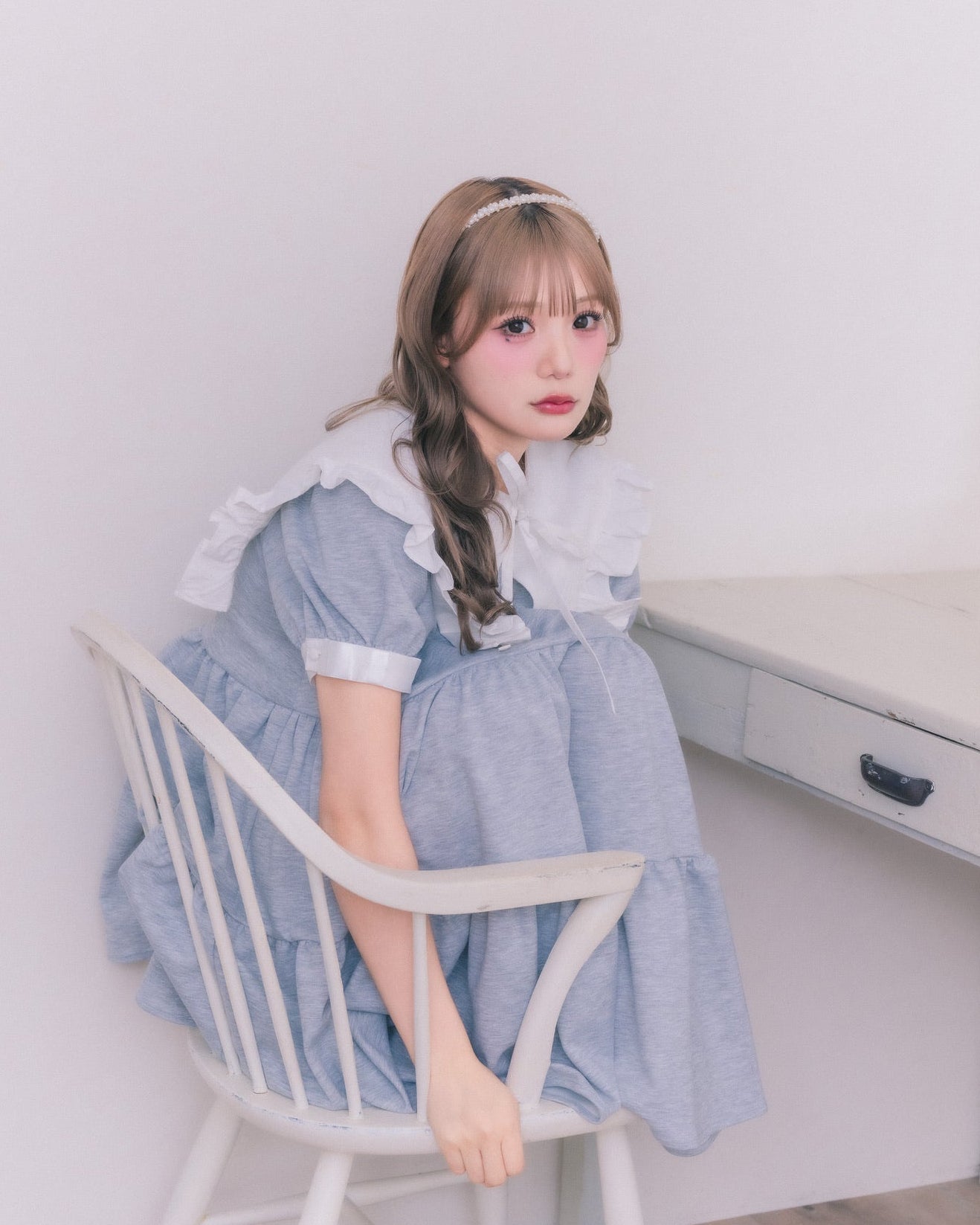 tierd sweat mini onepiece