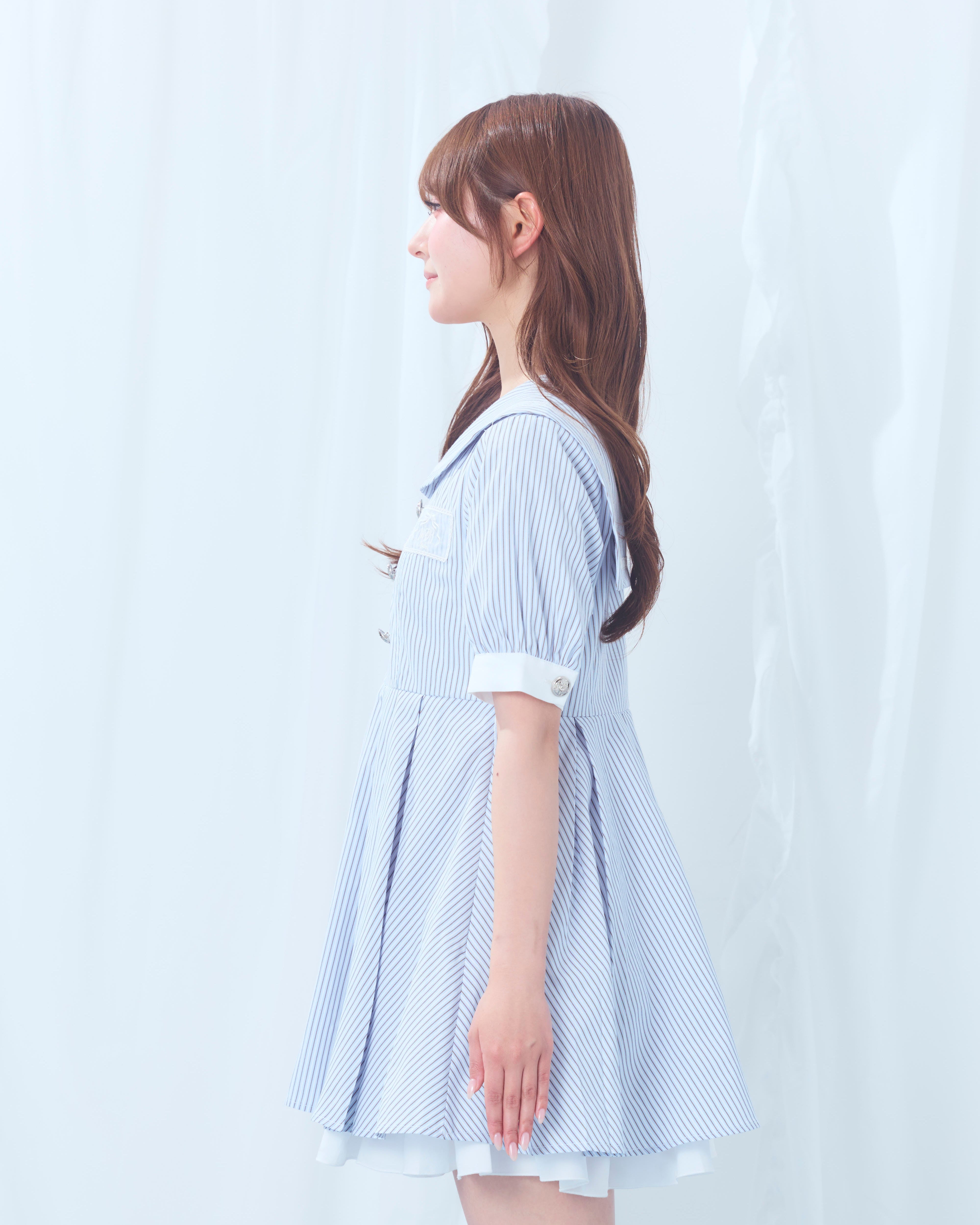 sailor collar marine onepiece