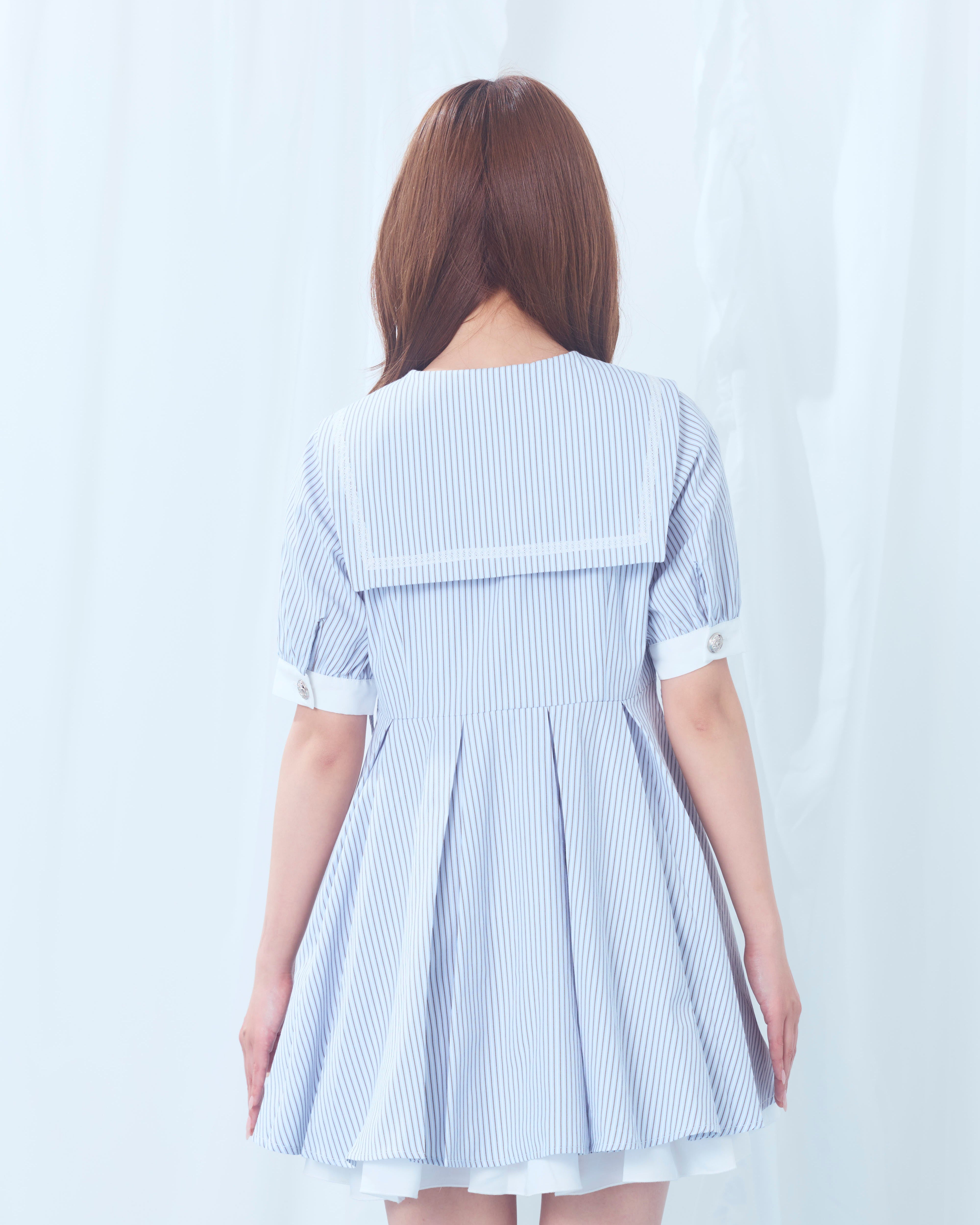sailor collar marine onepiece