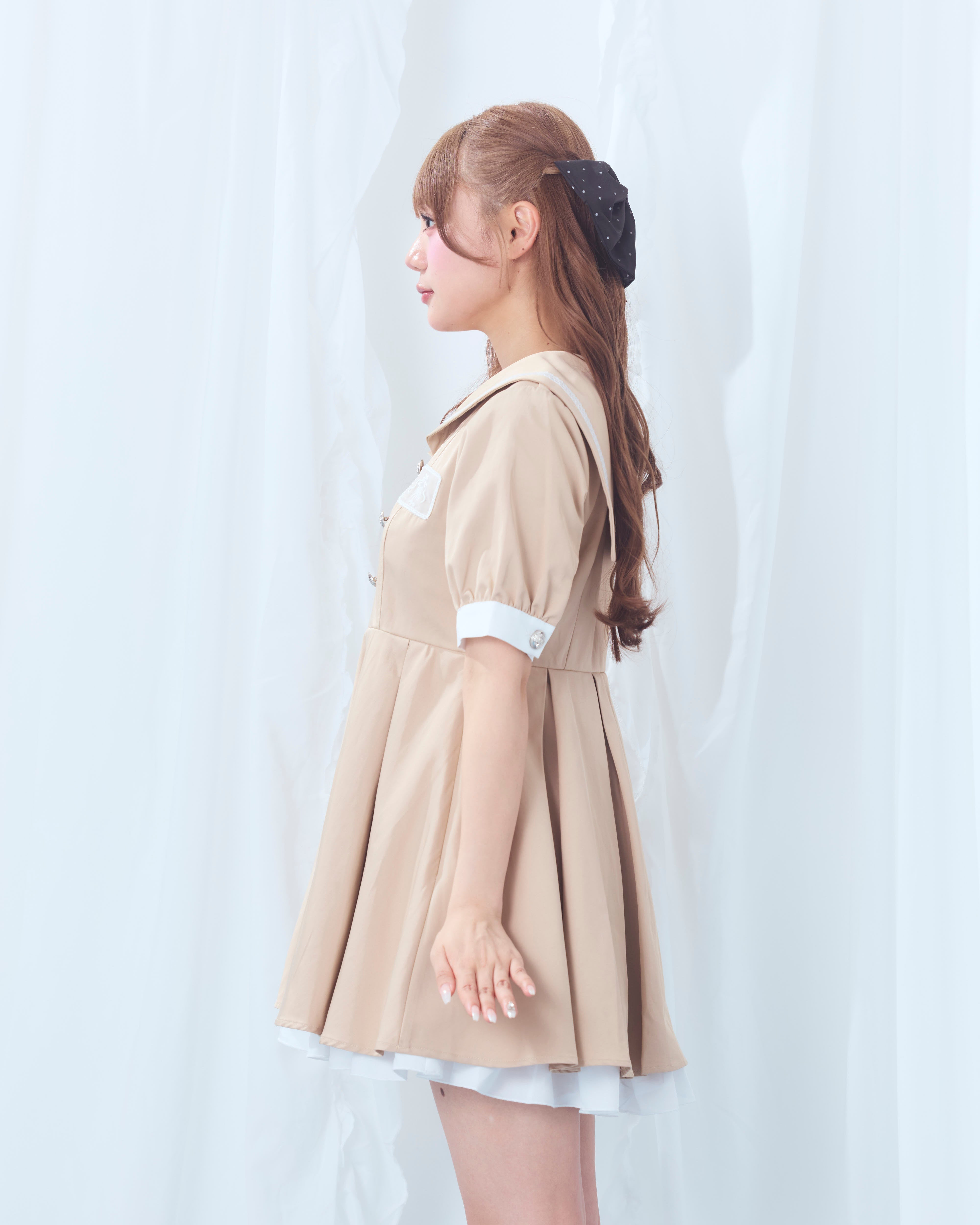 sailor collar marine onepiece