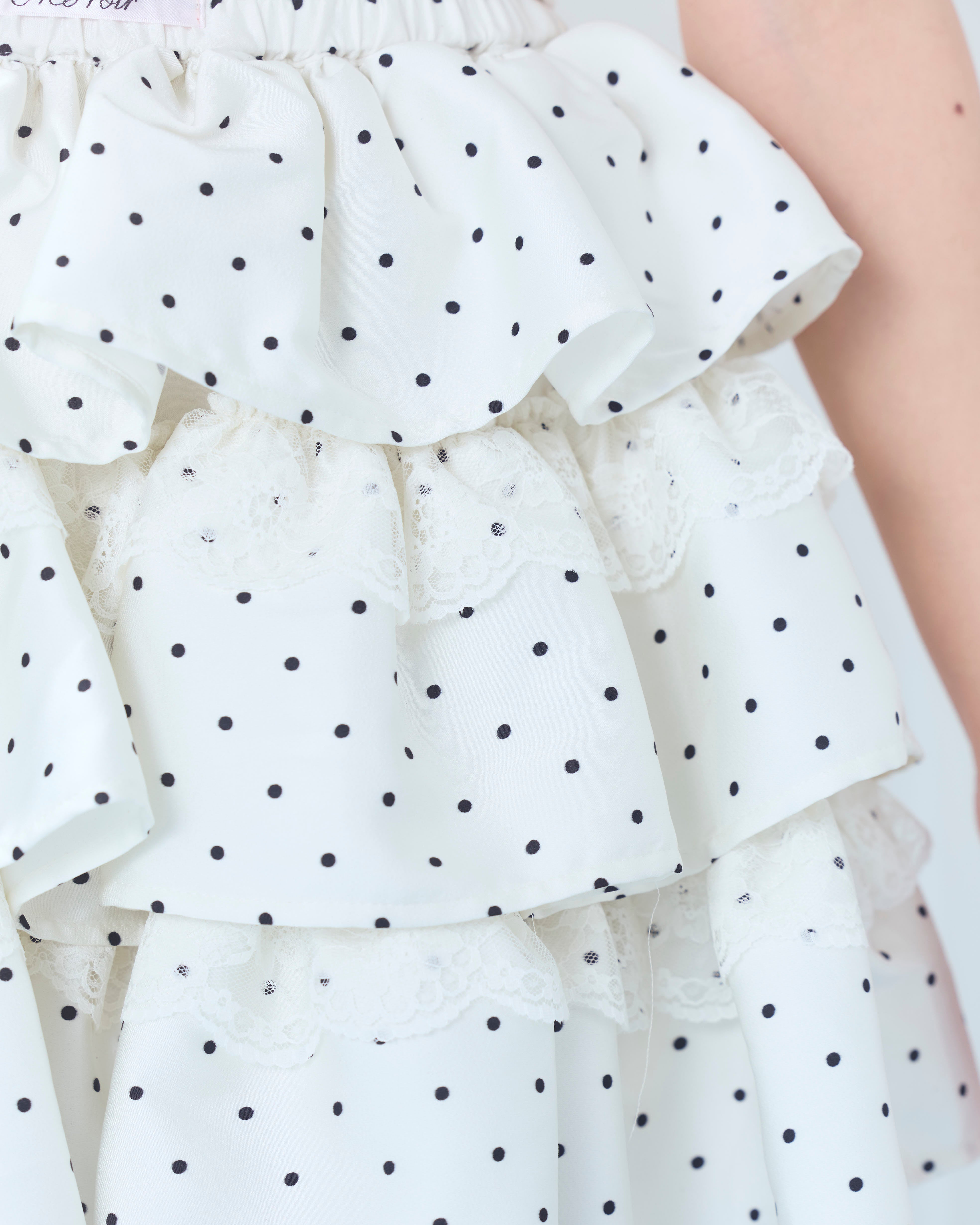 スカート sovisoon dot frill satin mini skirt Sister Jane ruffle
