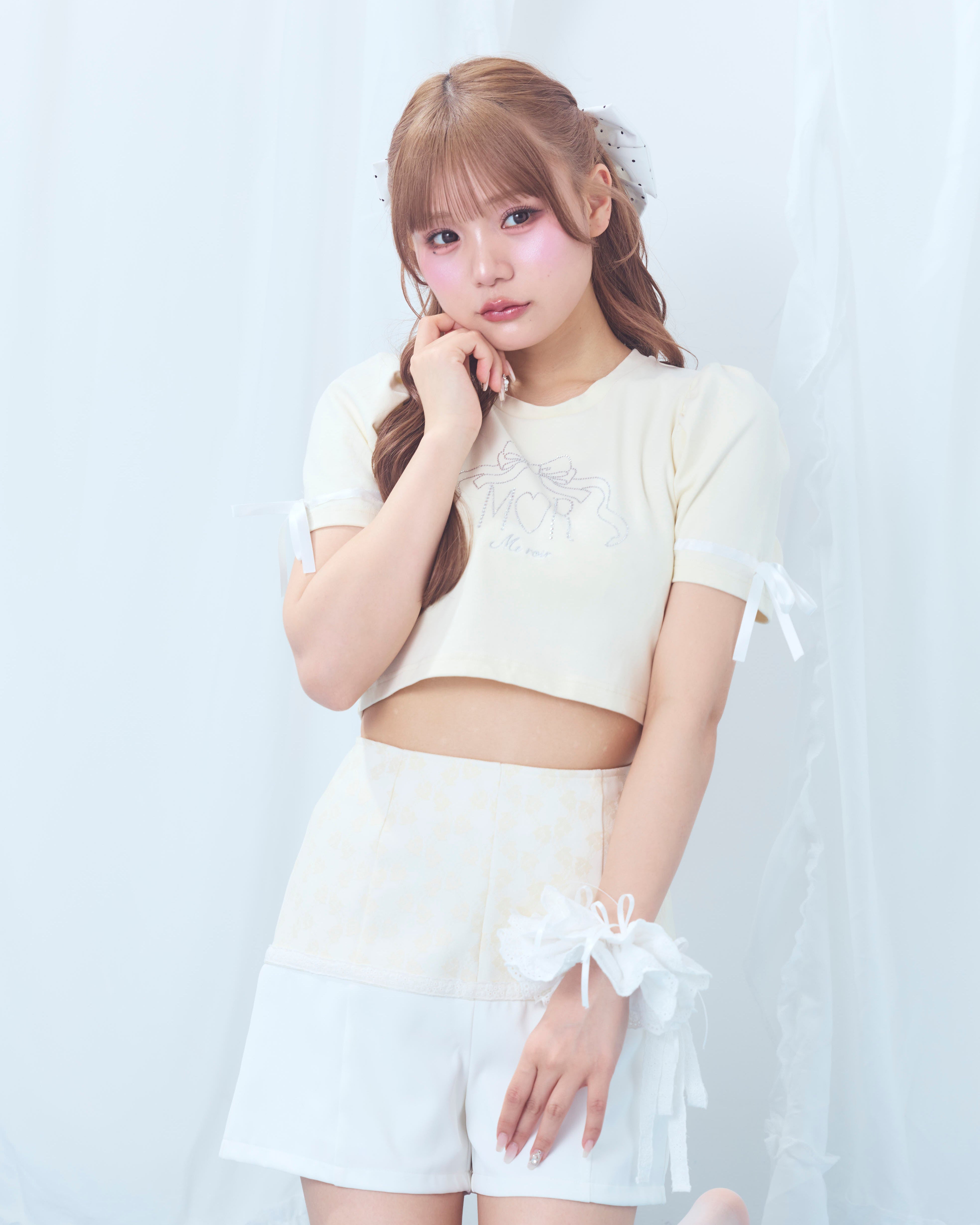 lace switching pants