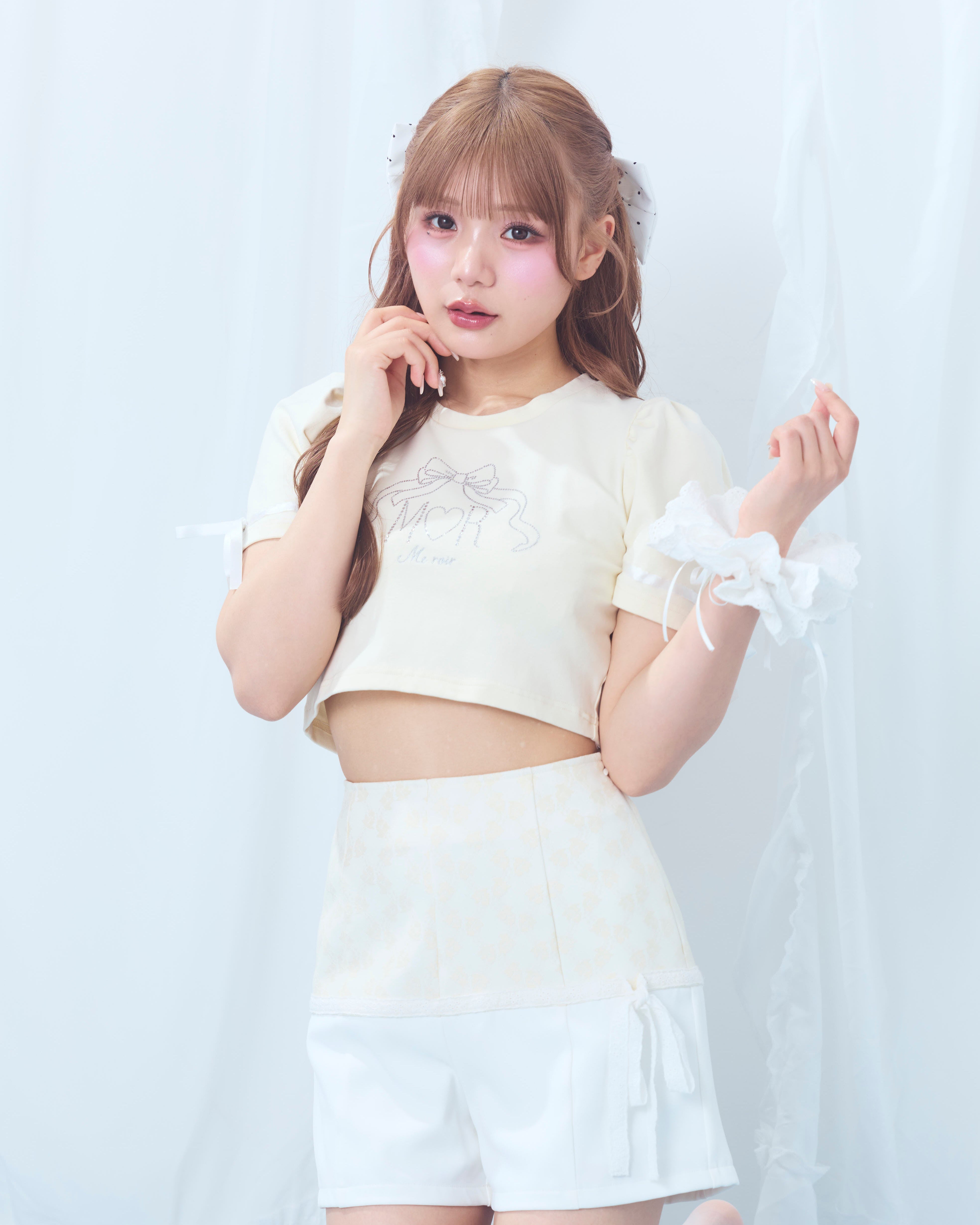 lace switching pants