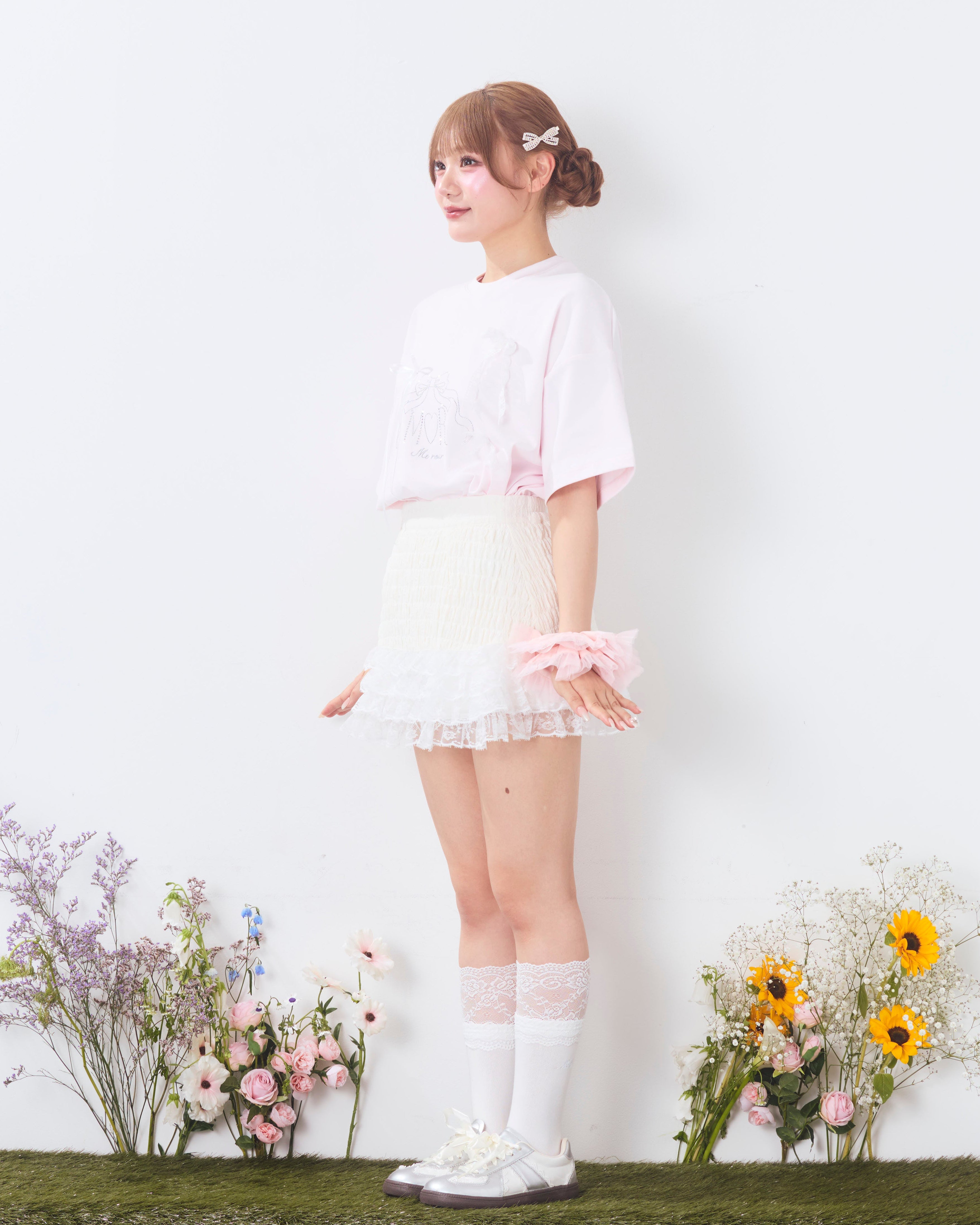 bijou logo ribbon tshirt