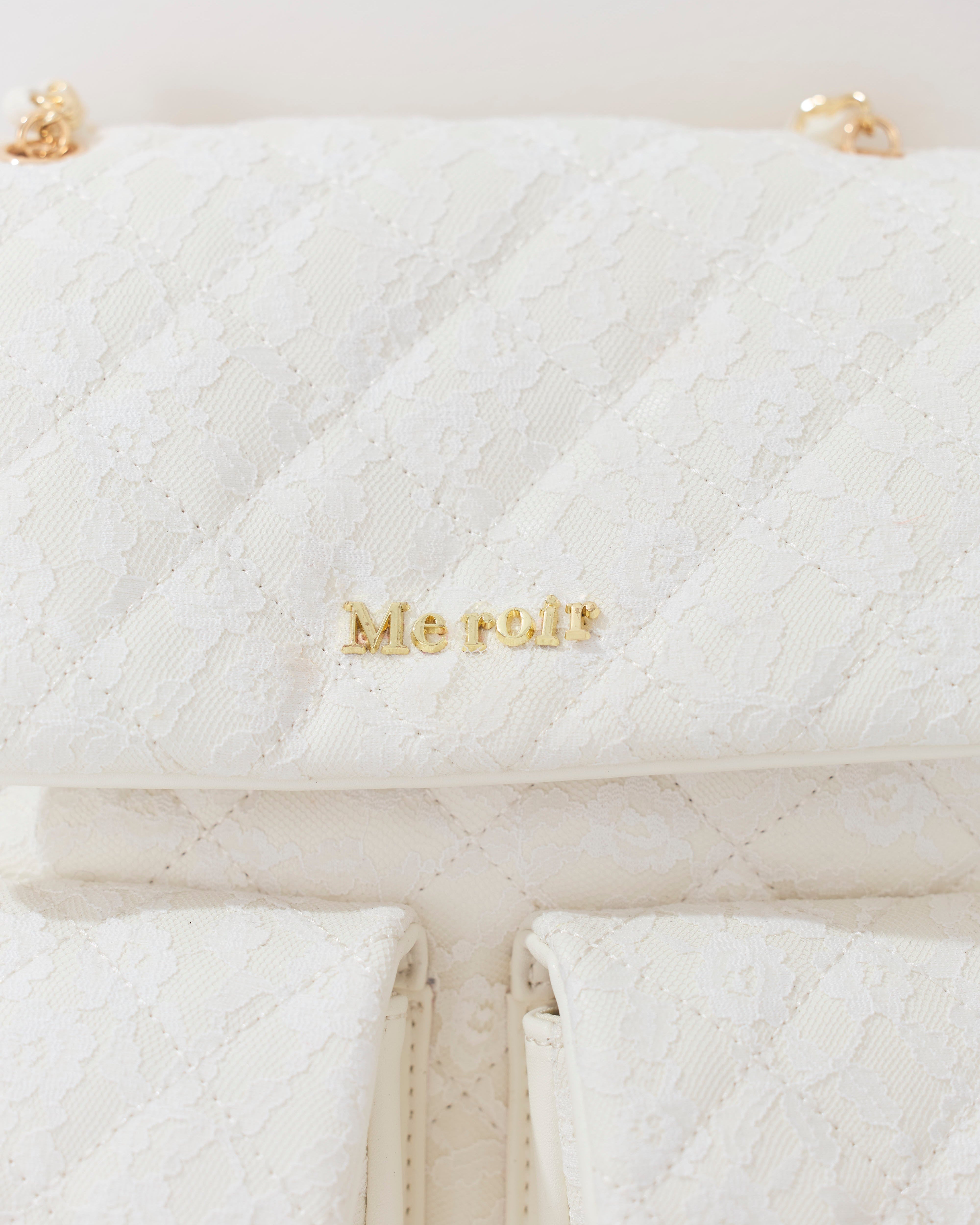 lace quilting backpack