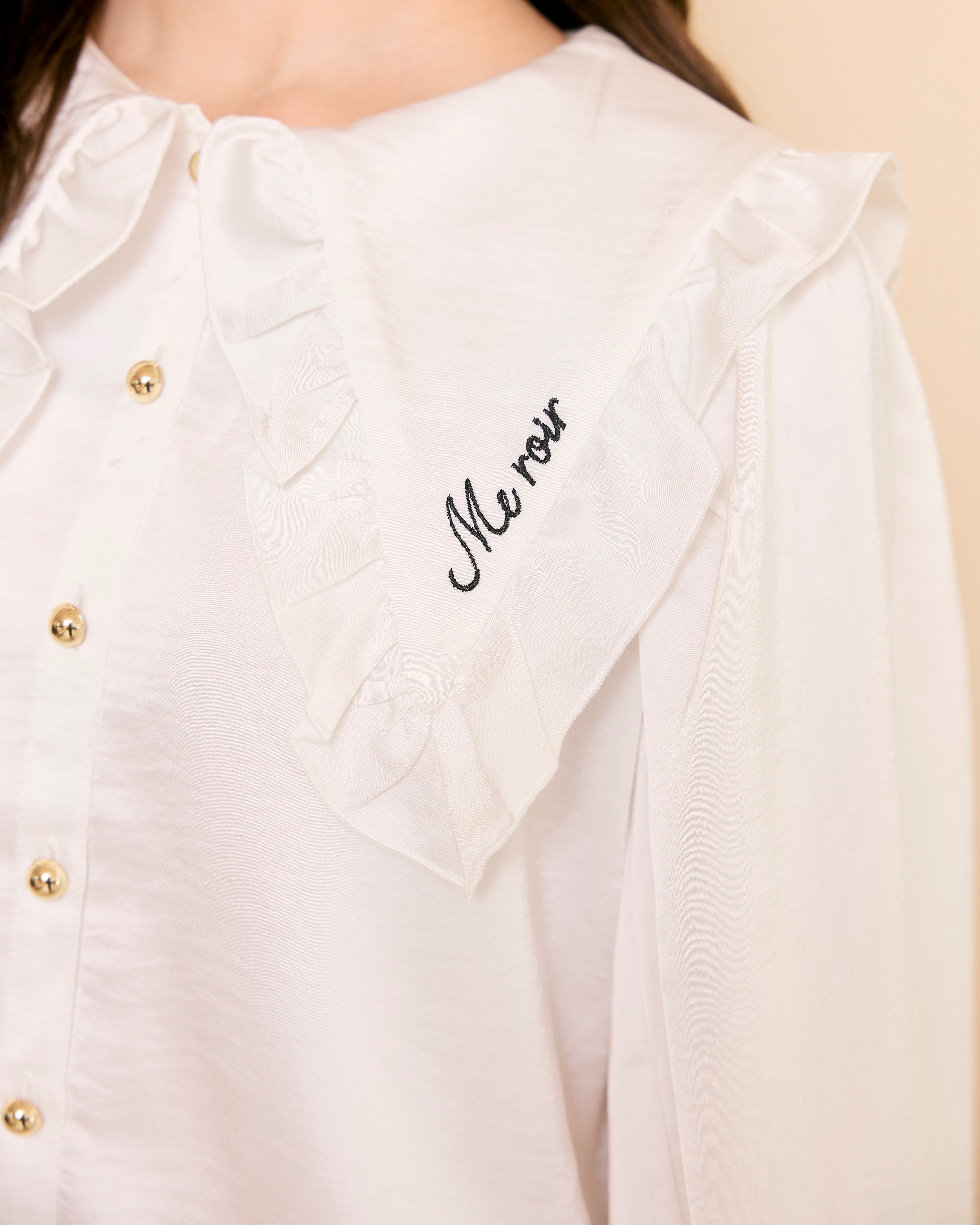 vintage frill blouse