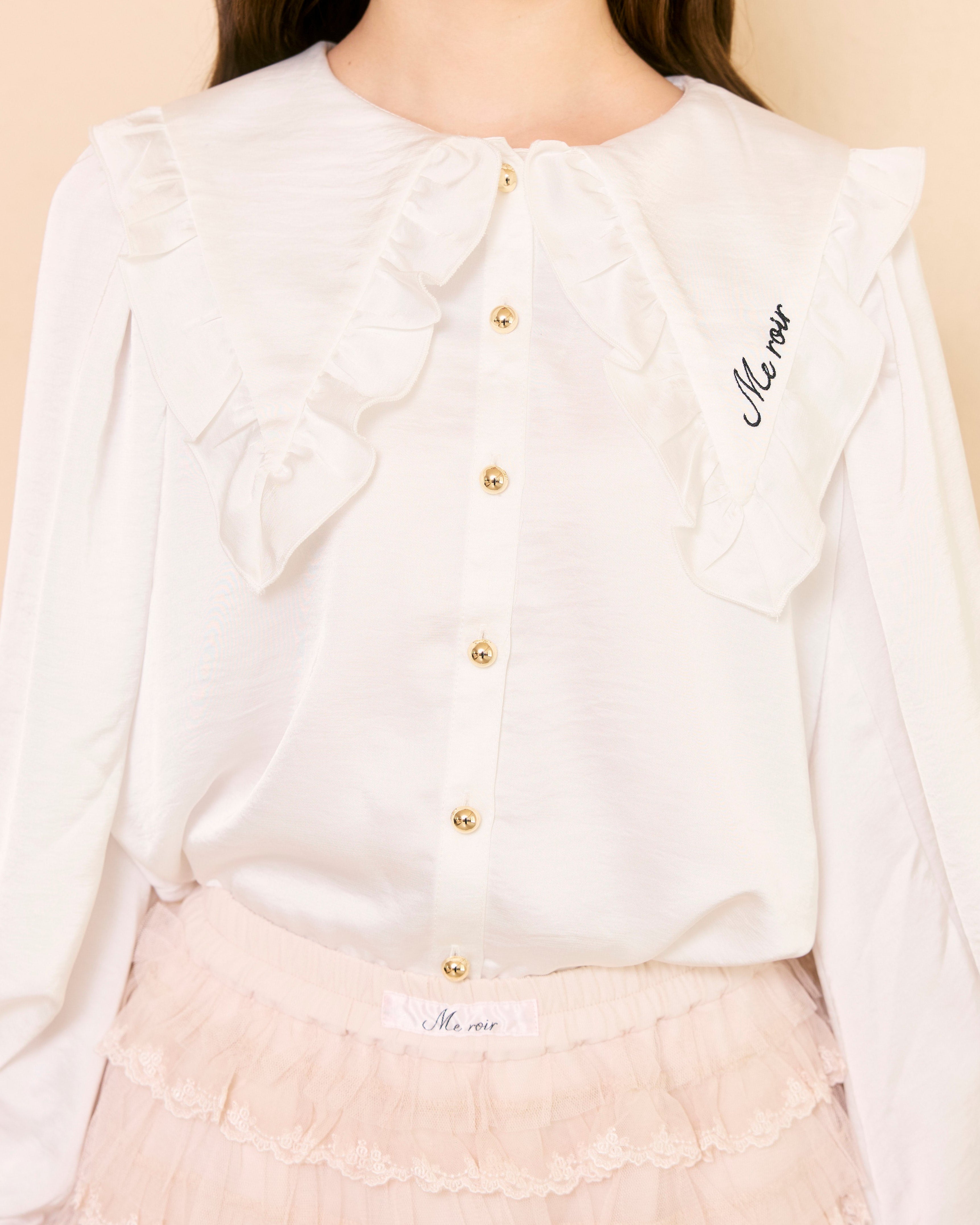 vintage frill blouse