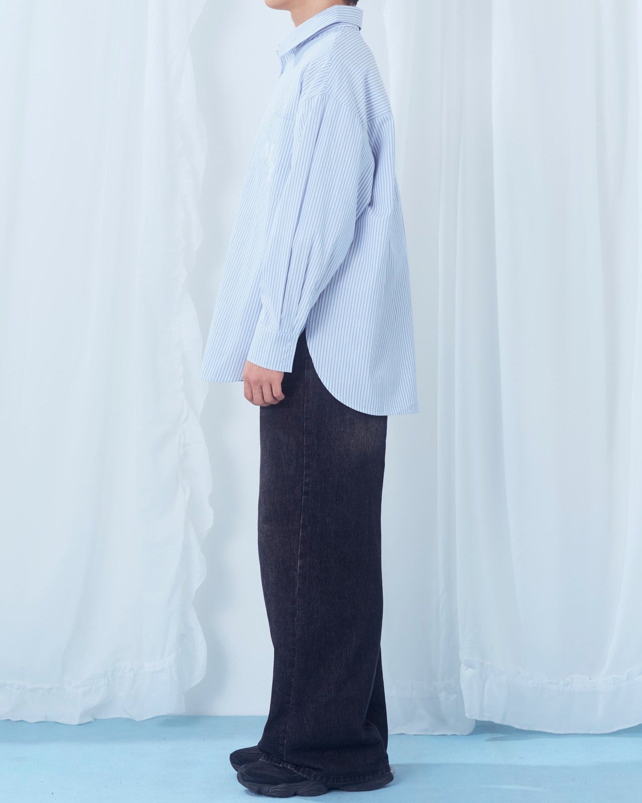 stripe over shirt