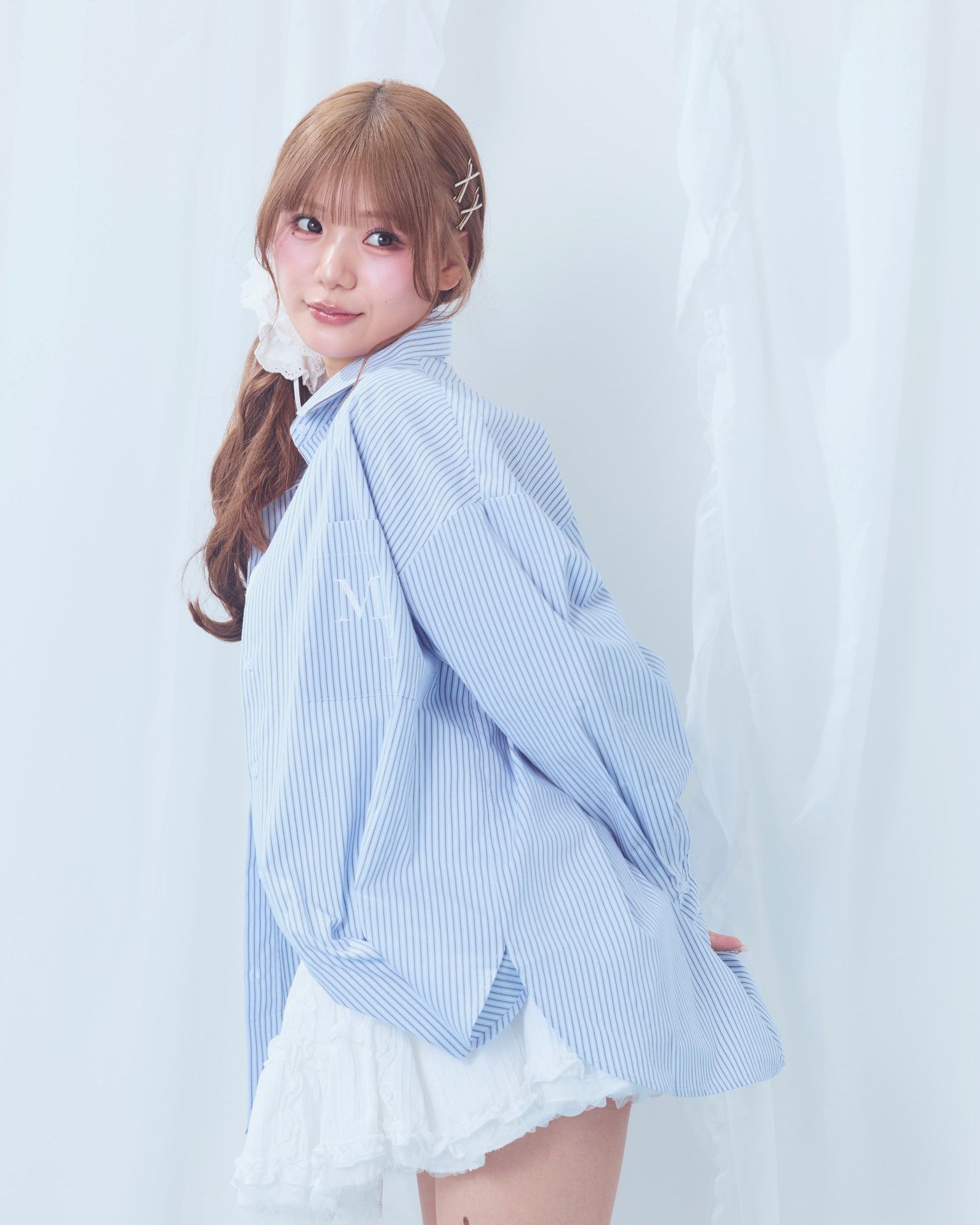 stripe over shirt
