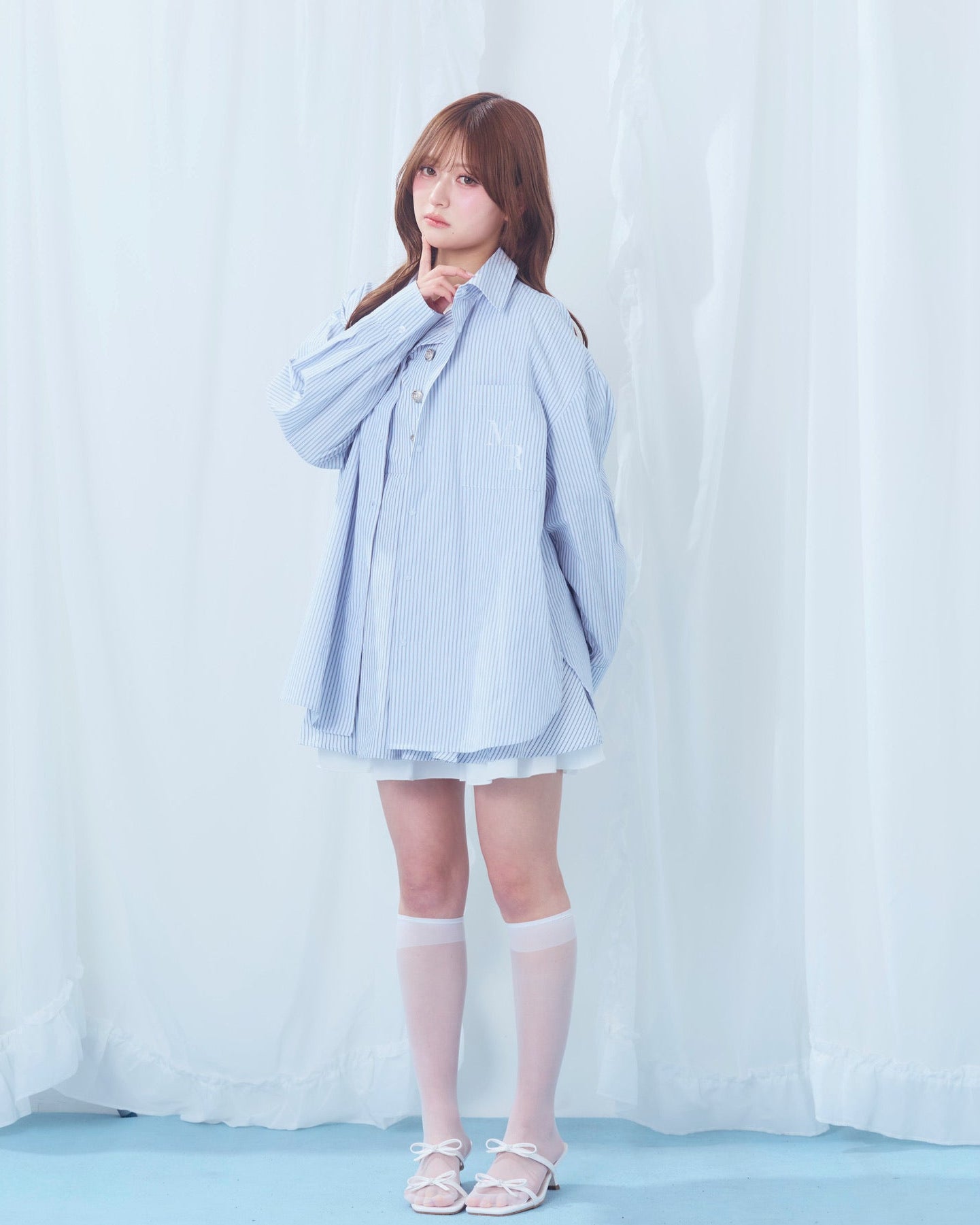 stripe over shirt
