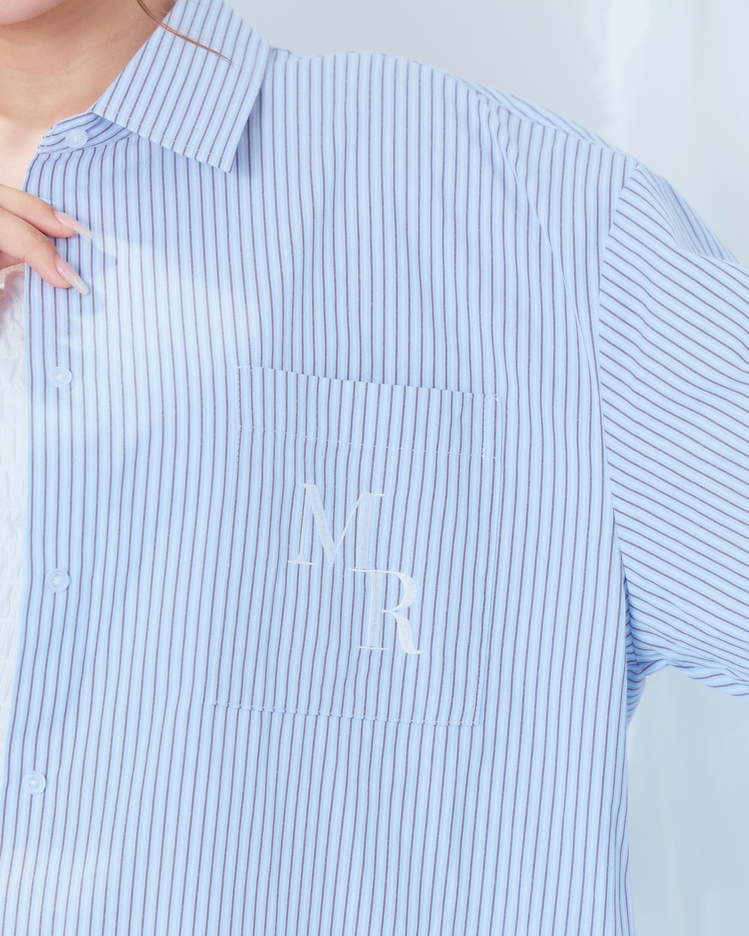 stripe over shirt