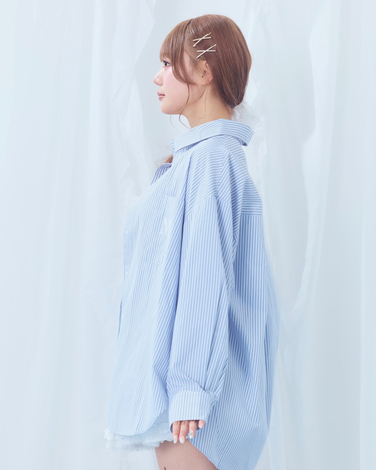stripe over shirt