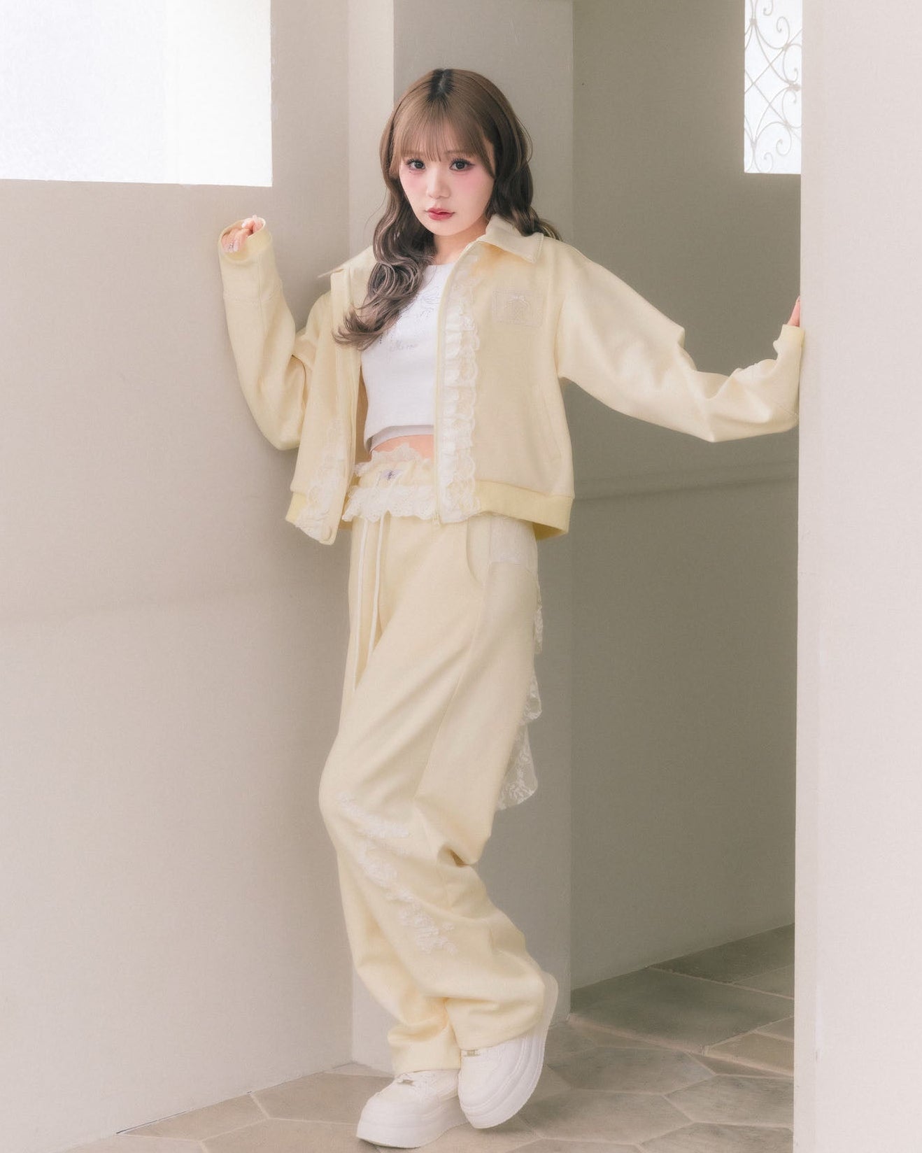 girly french lace pants