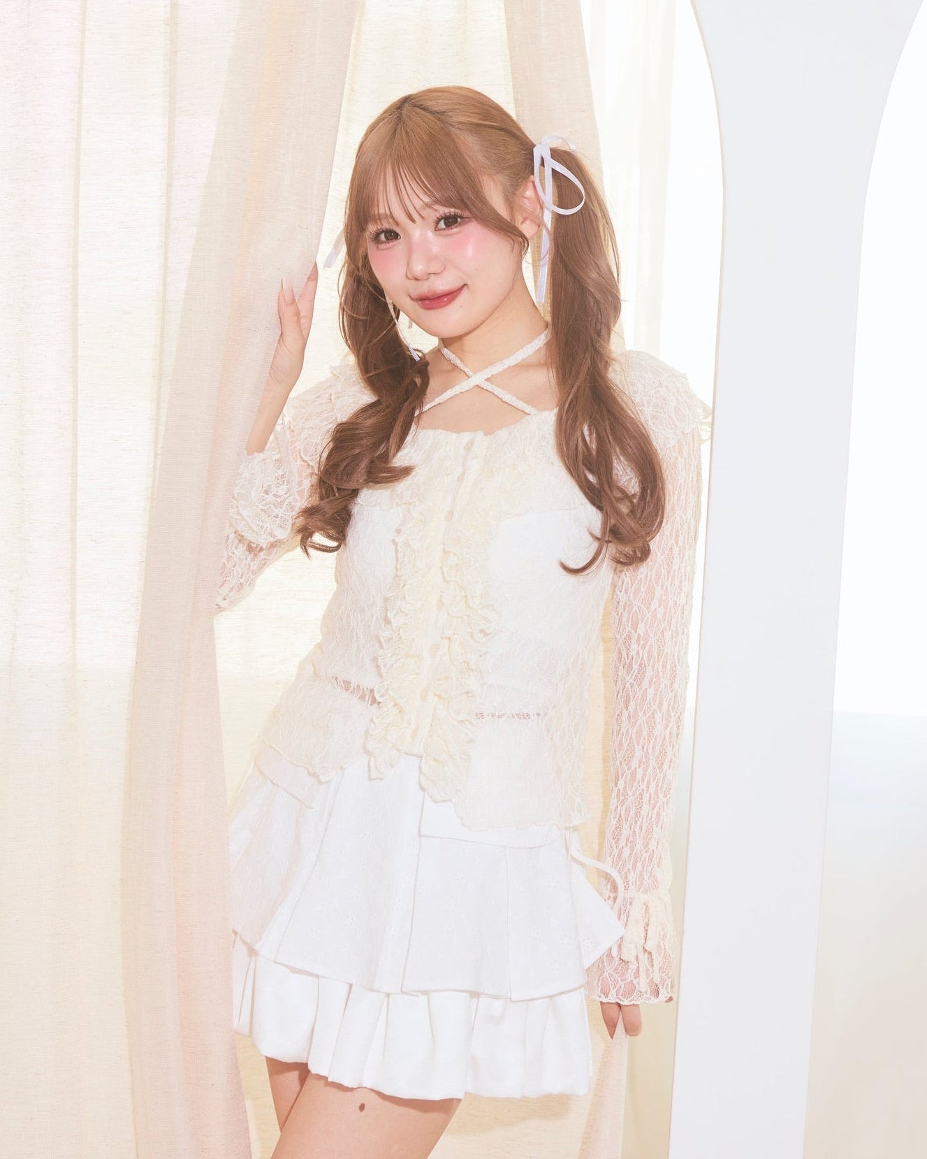 【 pre order 】romantic frill lace cardigan