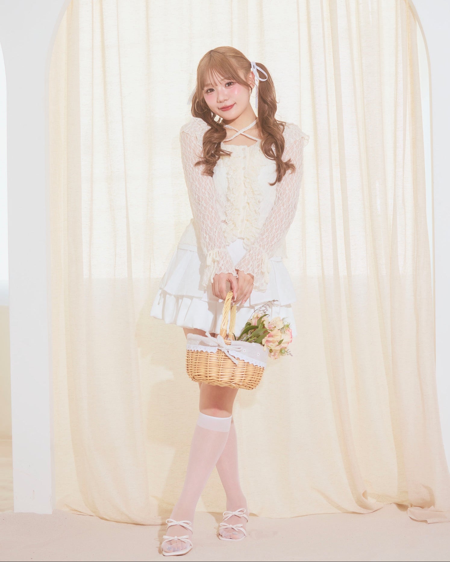 【 pre order 】romantic frill lace cardigan