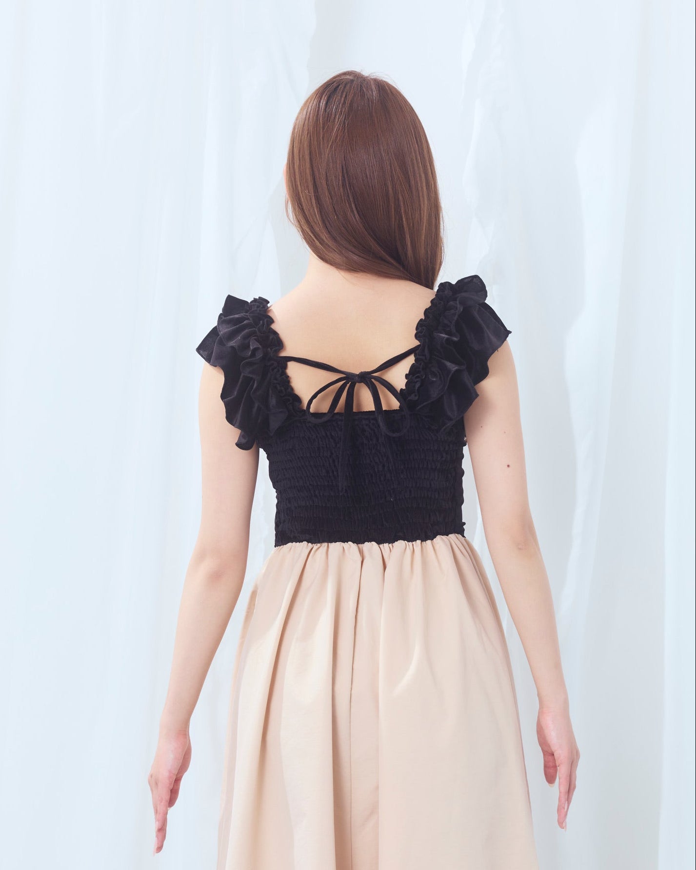 summer velour long onepiece