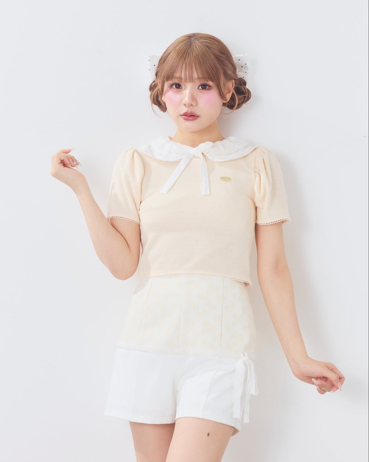 lace switching pants