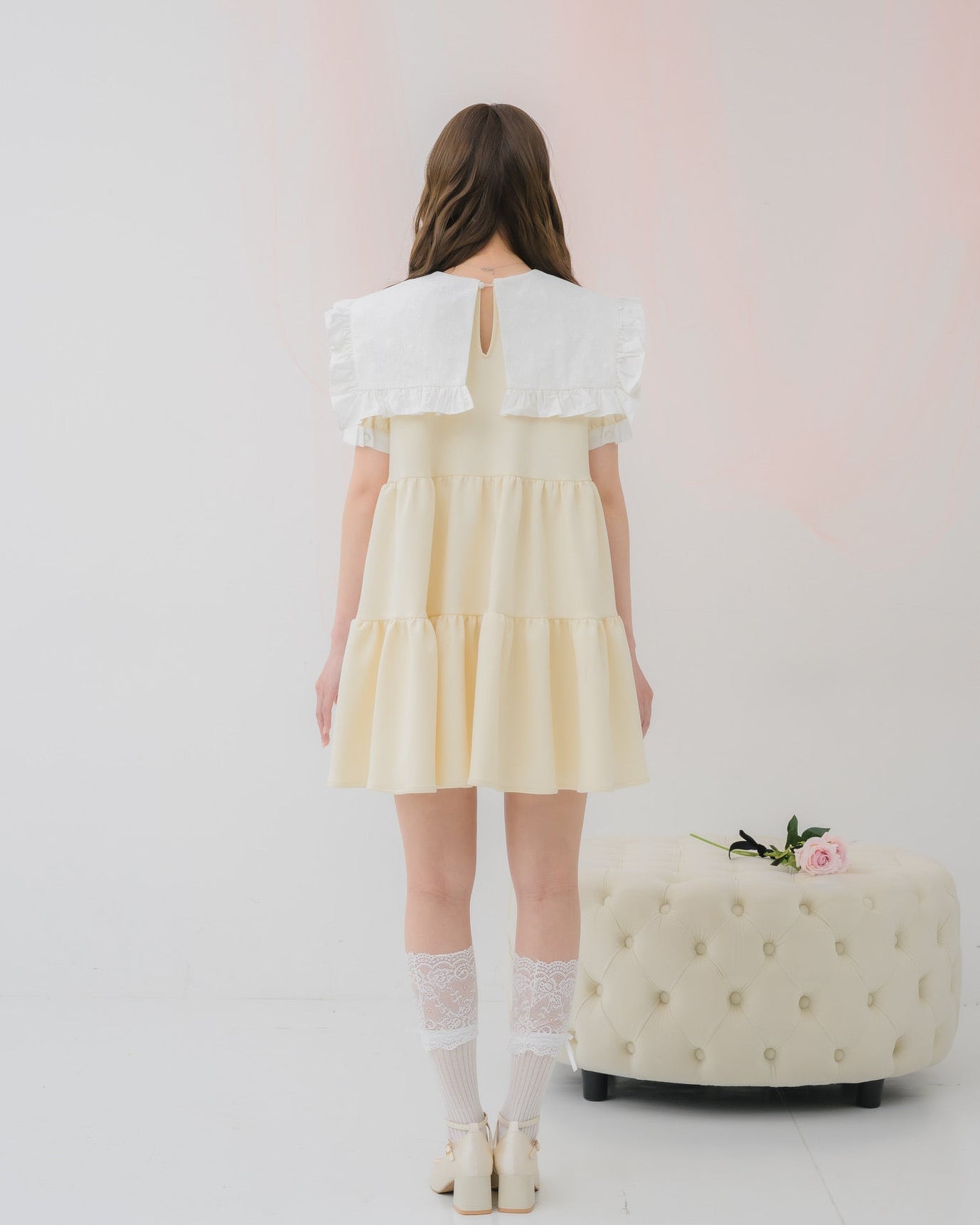 tierd sweat mini onepiece