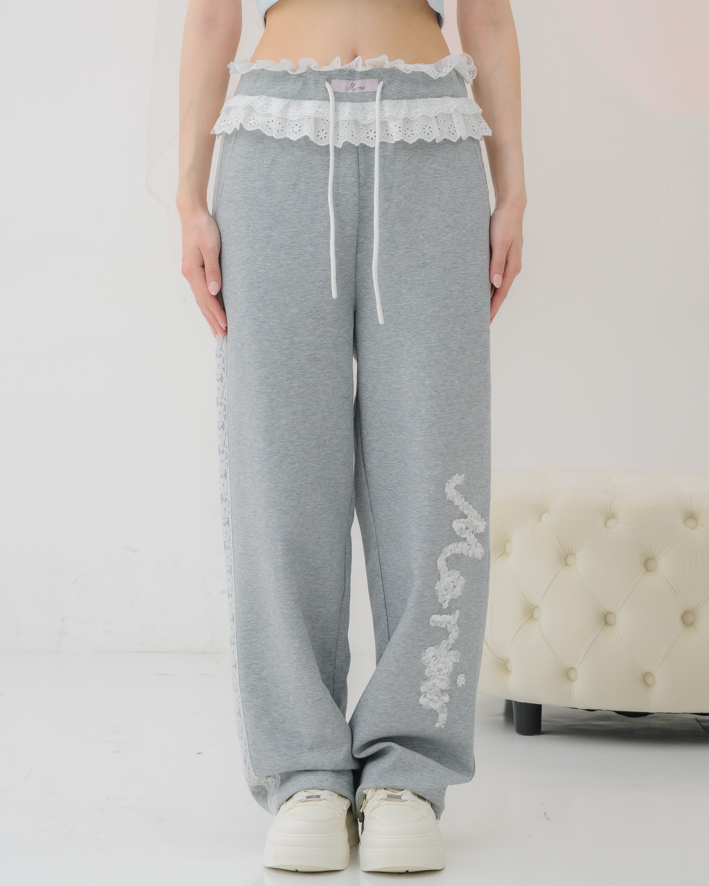 girly french lace pants