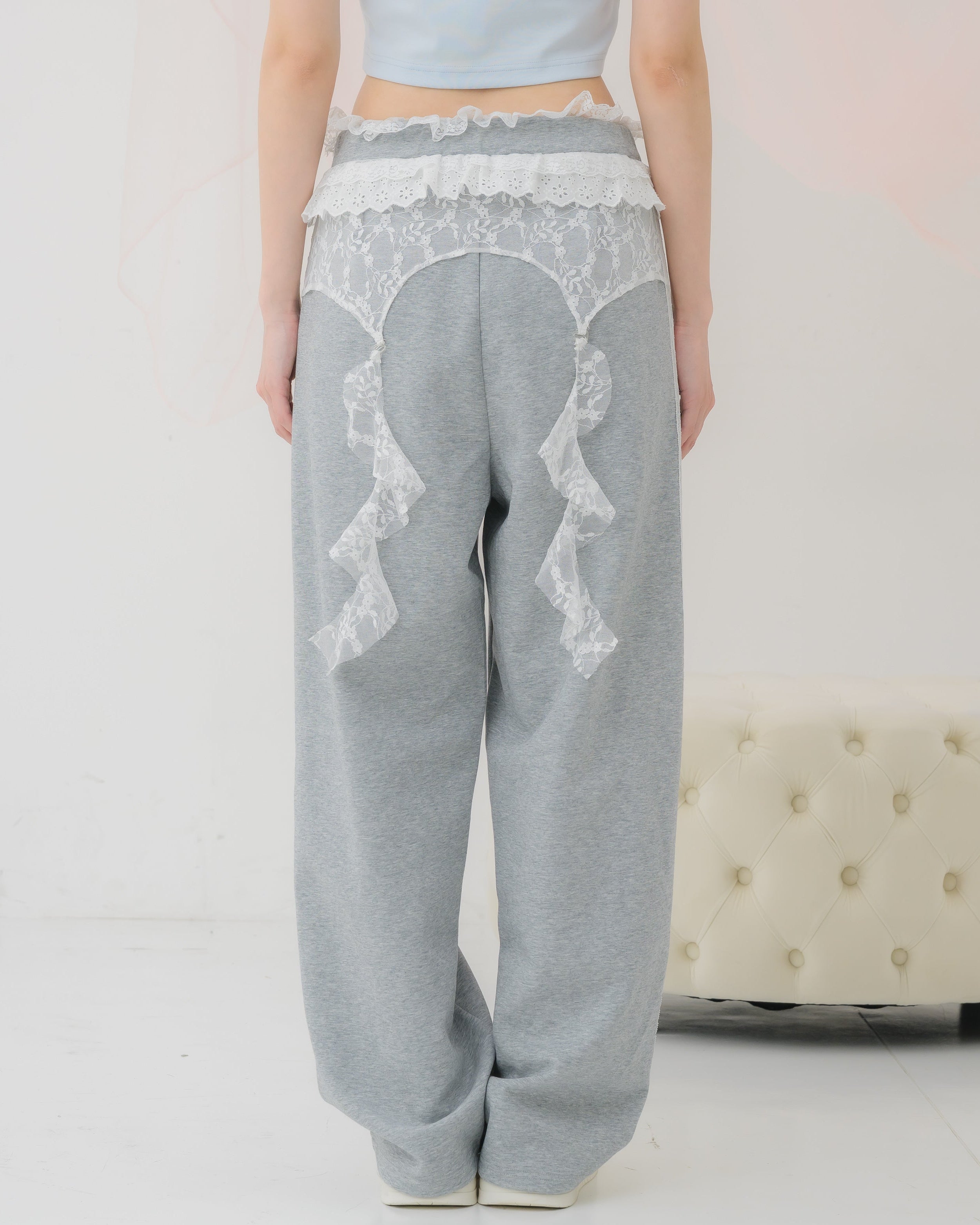 girly french lace pants