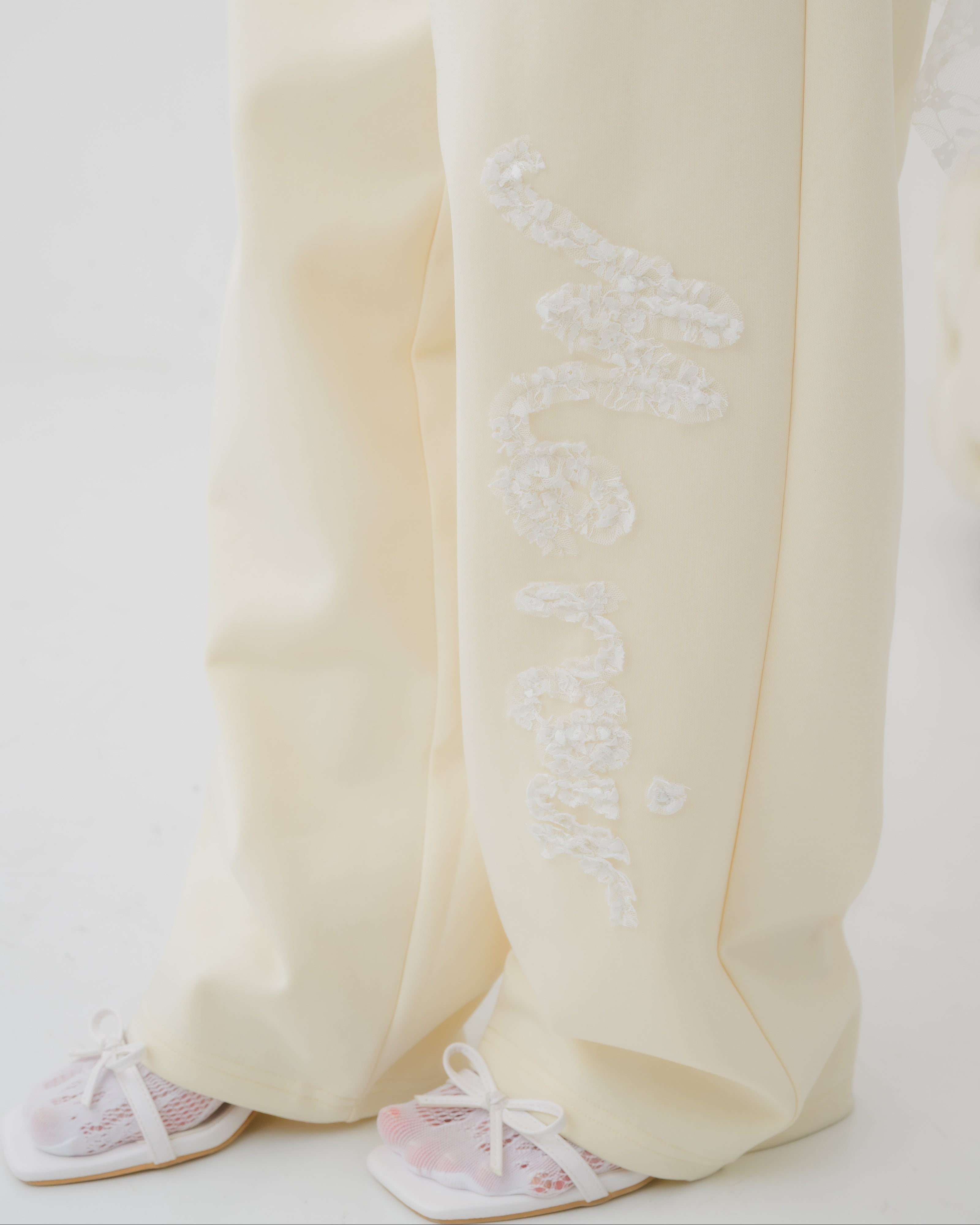 girly french lace pants