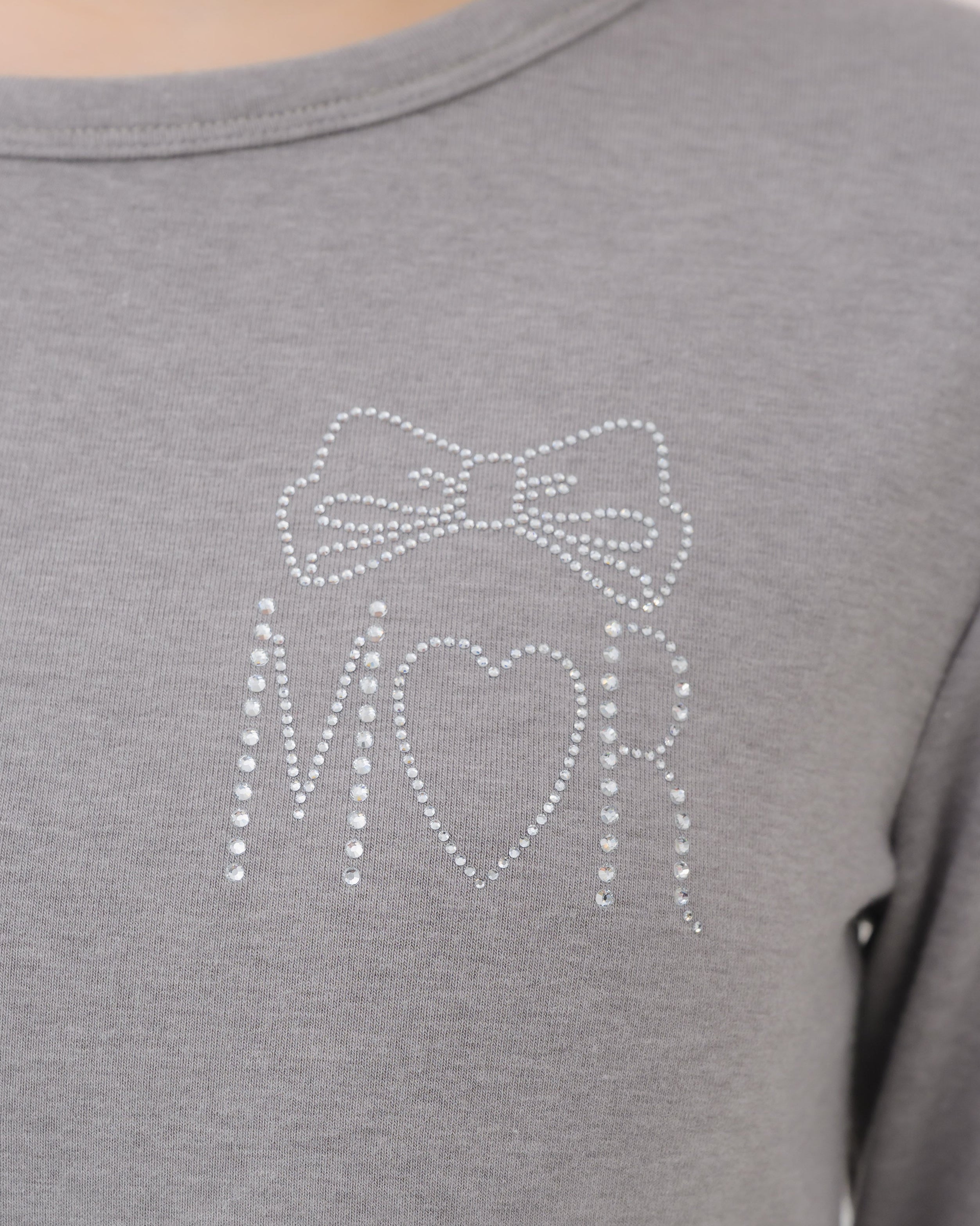 cream peplum long tshirt