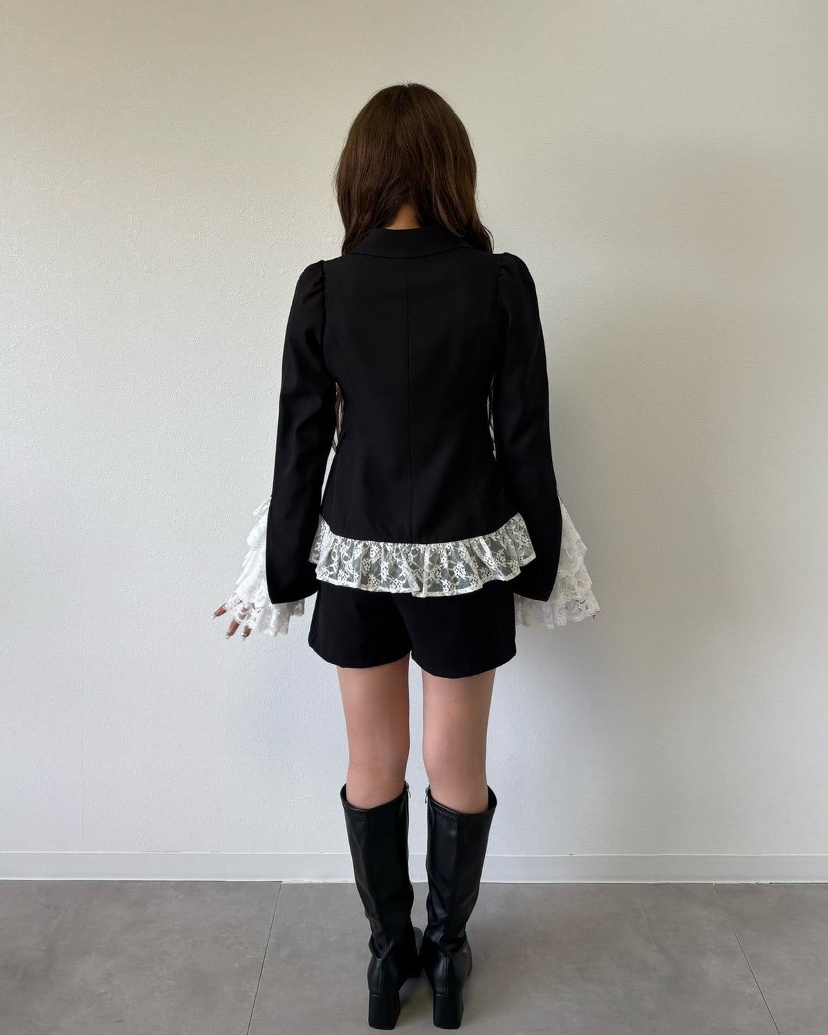 belle frill lace jacket