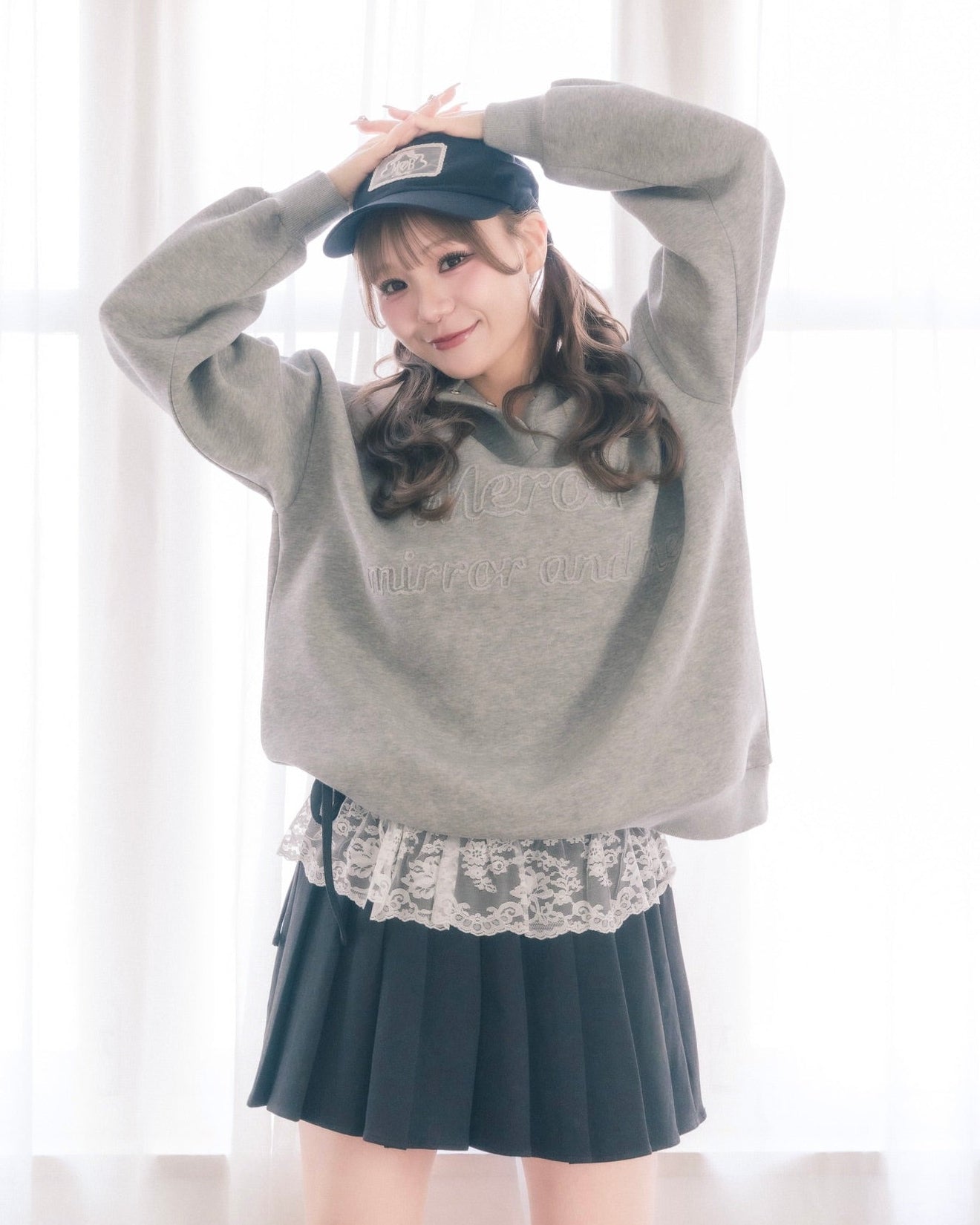 girly french lace mini skirt