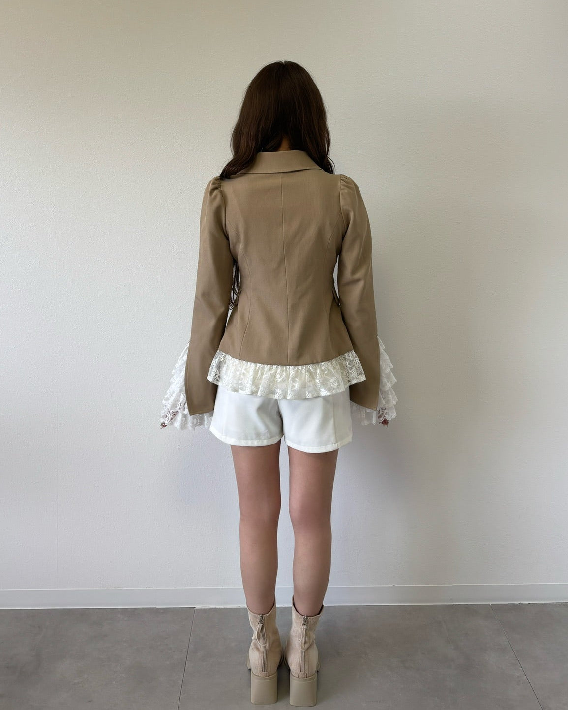 belle frill lace jacket