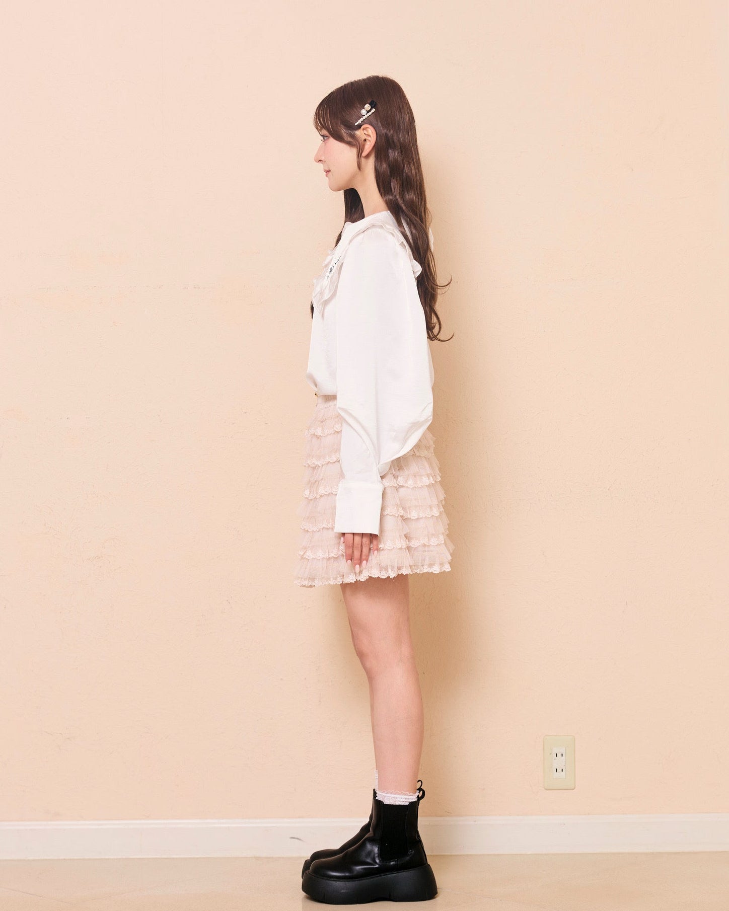 vintage frill blouse