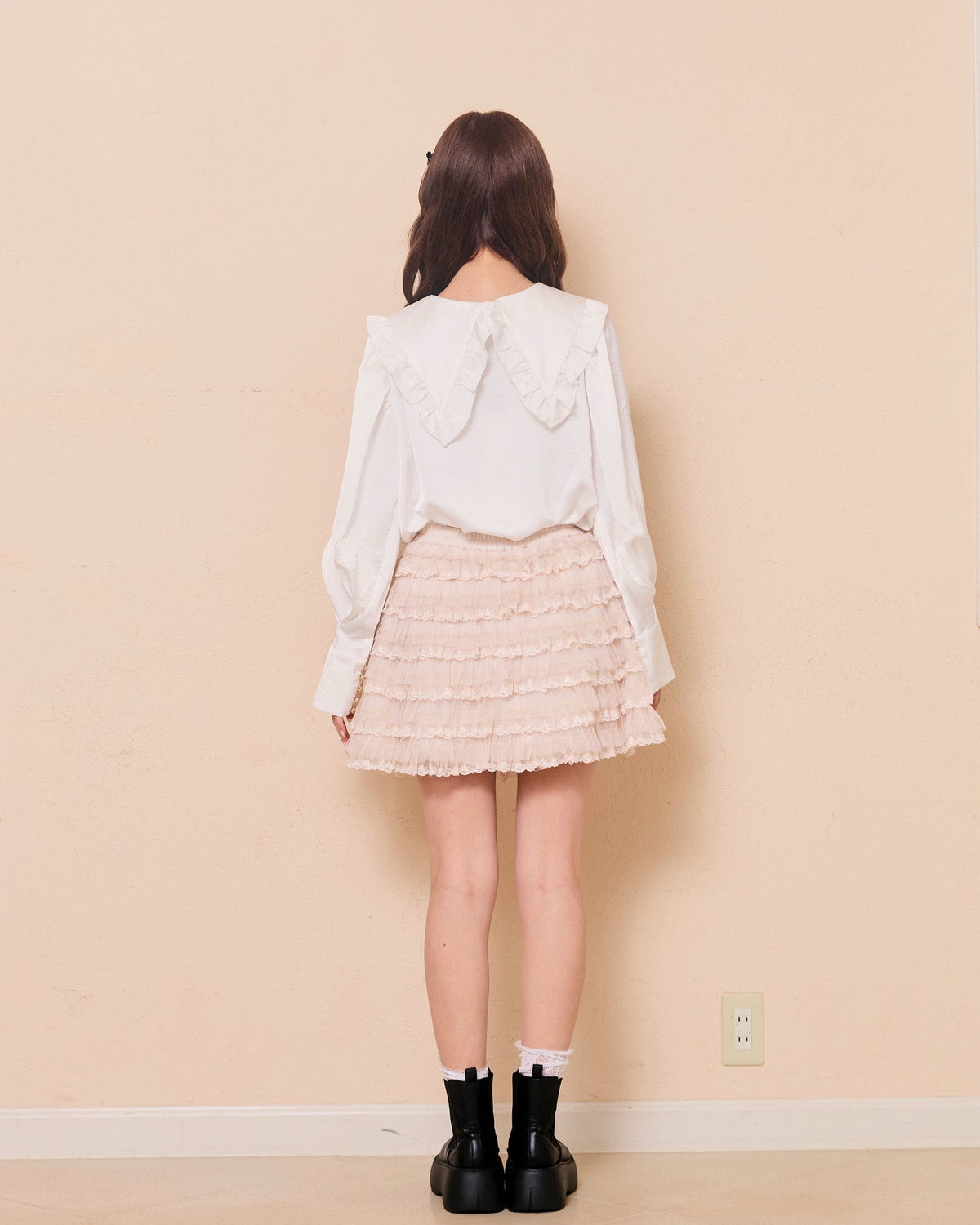 vintage frill blouse
